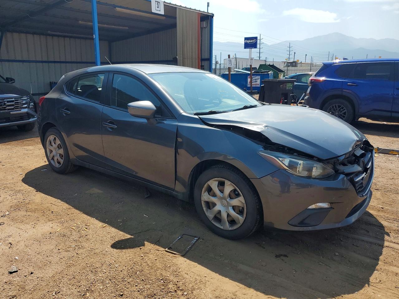 2014 Mazda 3 Sport Gray vin: JM1BM1K77E1188448