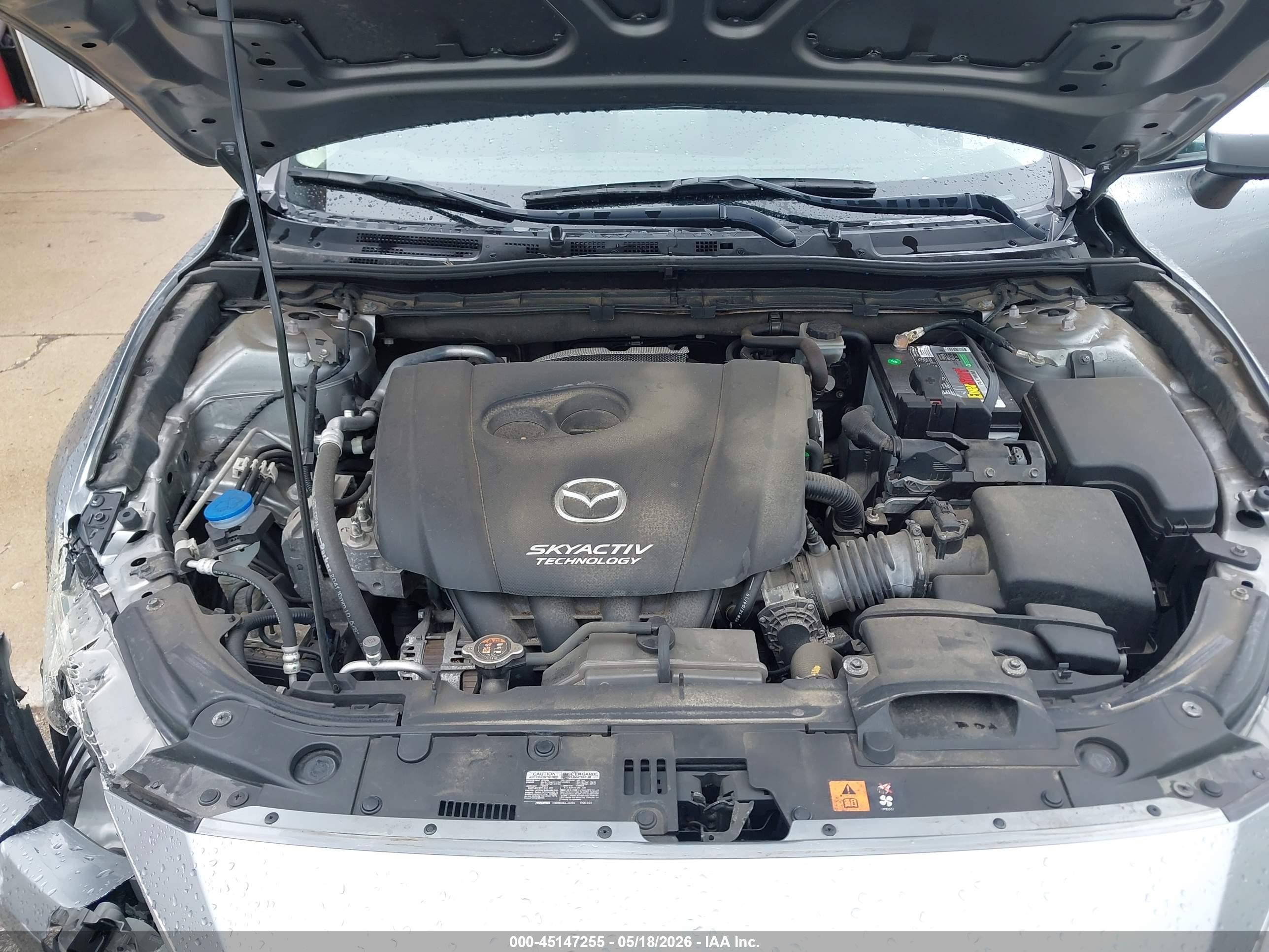 2015 Mazda Mazda3 I Sport Silver vin: JM1BM1K77F1225063