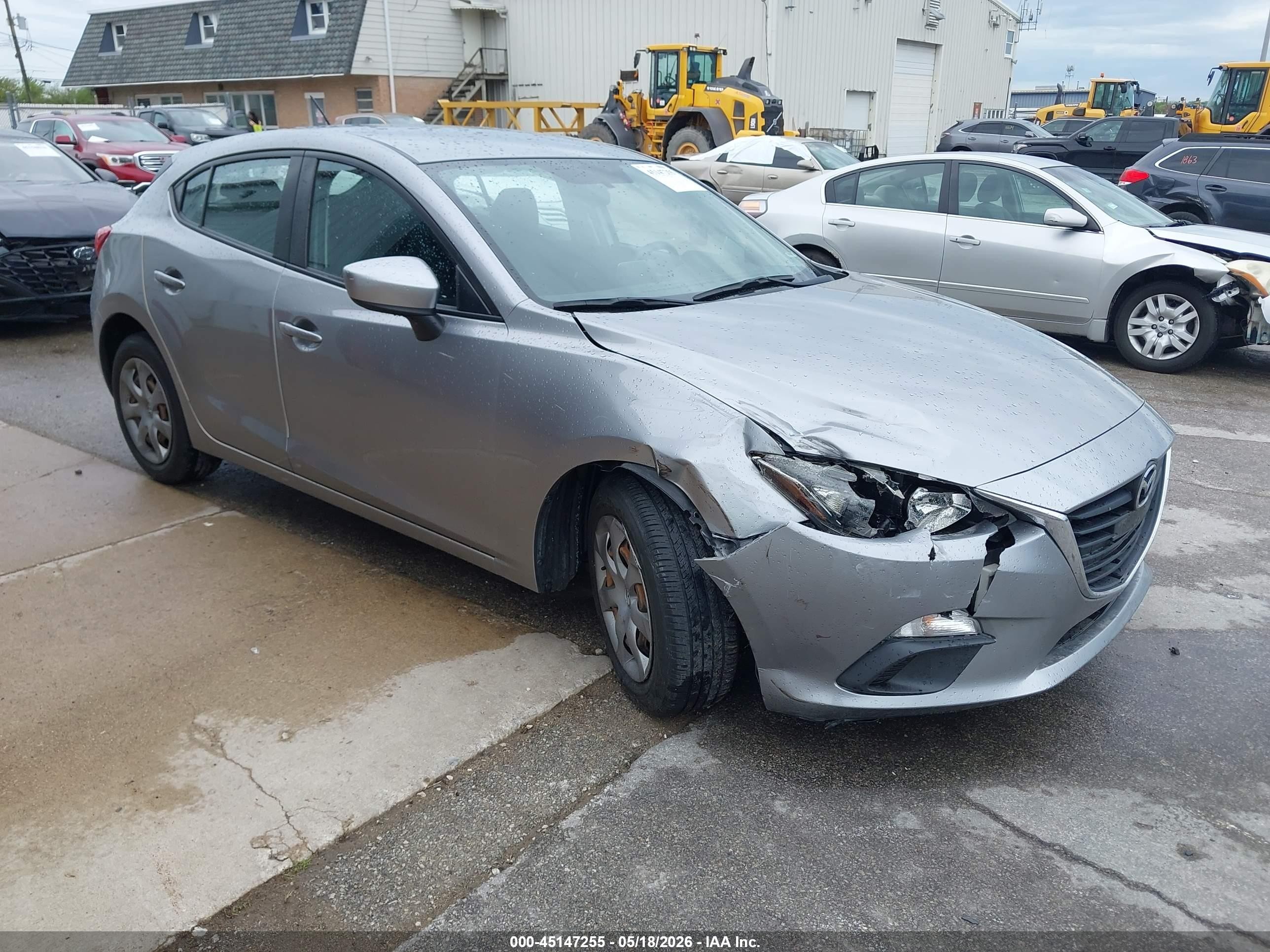 2015 Mazda Mazda3 I Sport Silver vin: JM1BM1K77F1225063