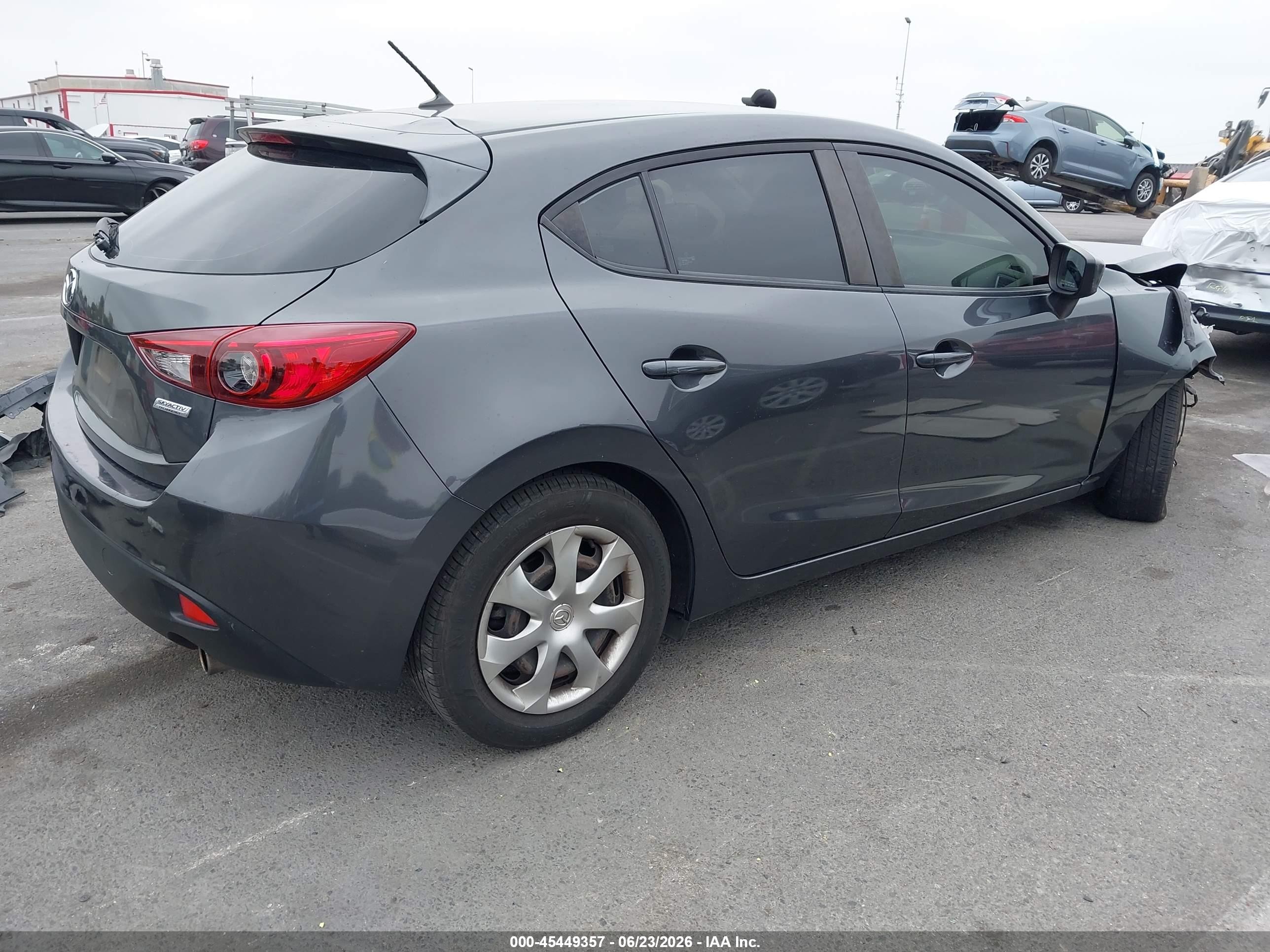 2015 Mazda Mazda3 I Sport Gray vin: JM1BM1K77F1257947