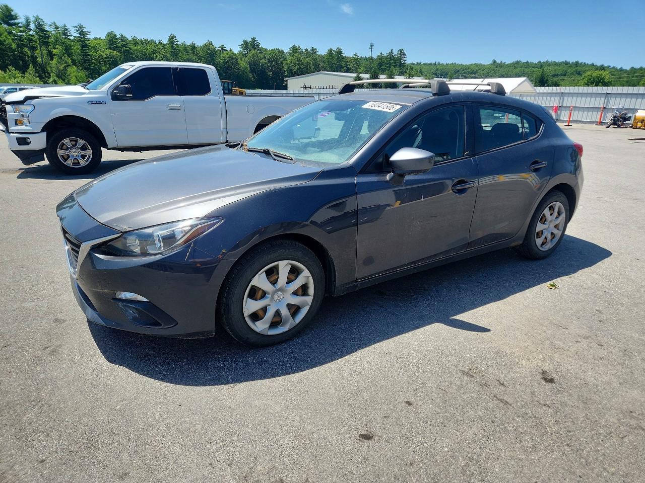 2014 Mazda 3 Sport Gray vin: JM1BM1K78E1171495