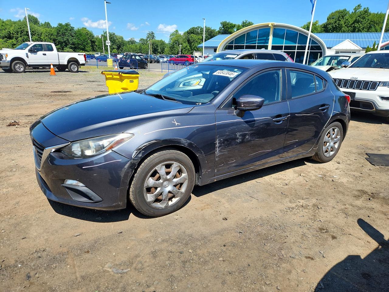 2015 Mazda 3 Sport Gray vin: JM1BM1K78F1272148