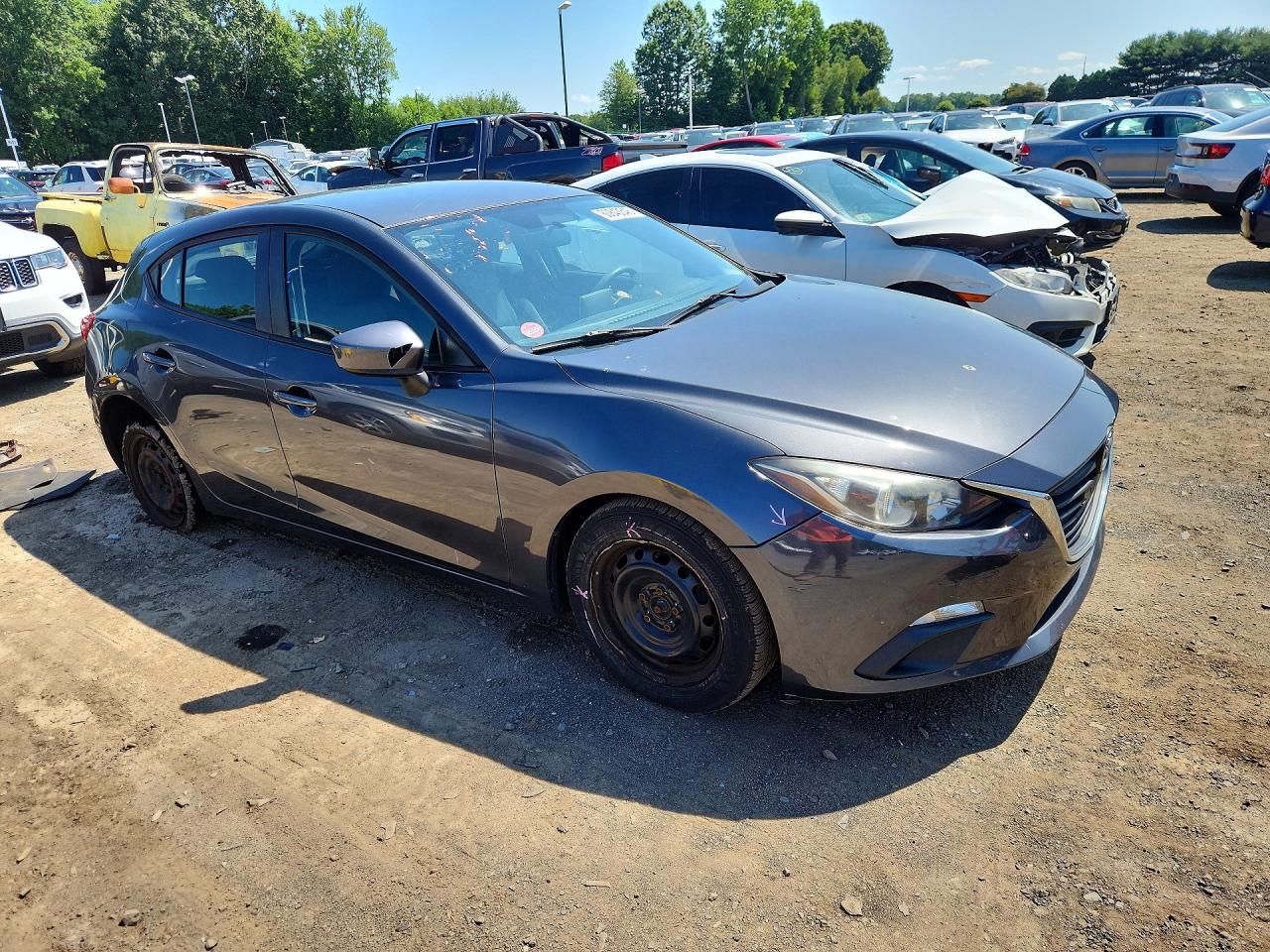 2015 Mazda 3 Sport Gray vin: JM1BM1K78F1272148