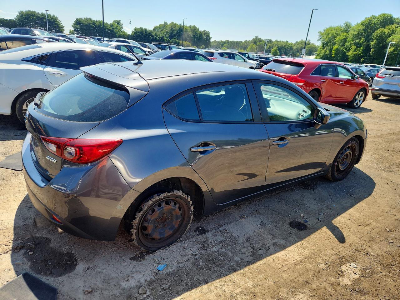 2015 Mazda 3 Sport Gray vin: JM1BM1K78F1272148