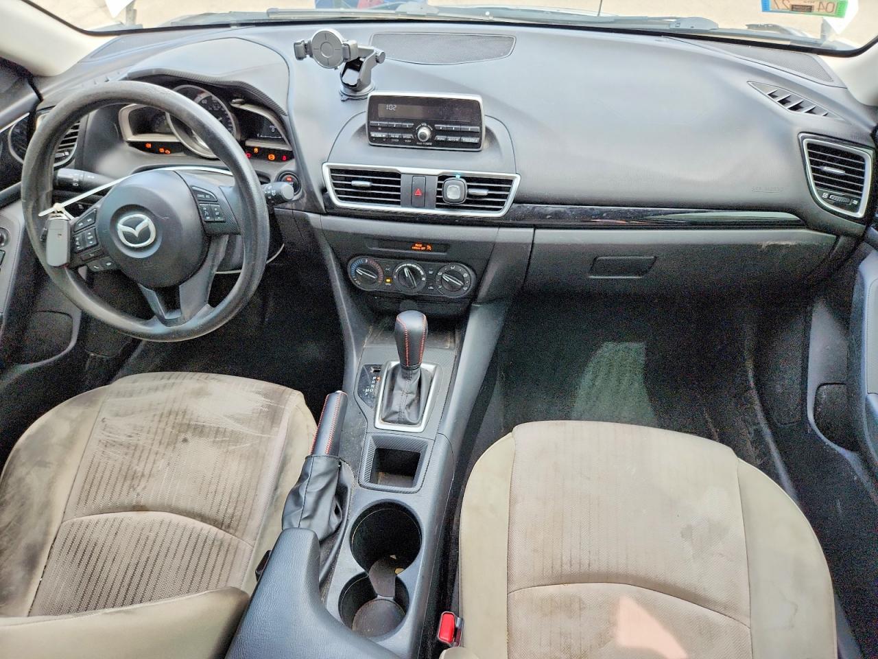 2014 Mazda 3 Sport White vin: JM1BM1K7XE1107202