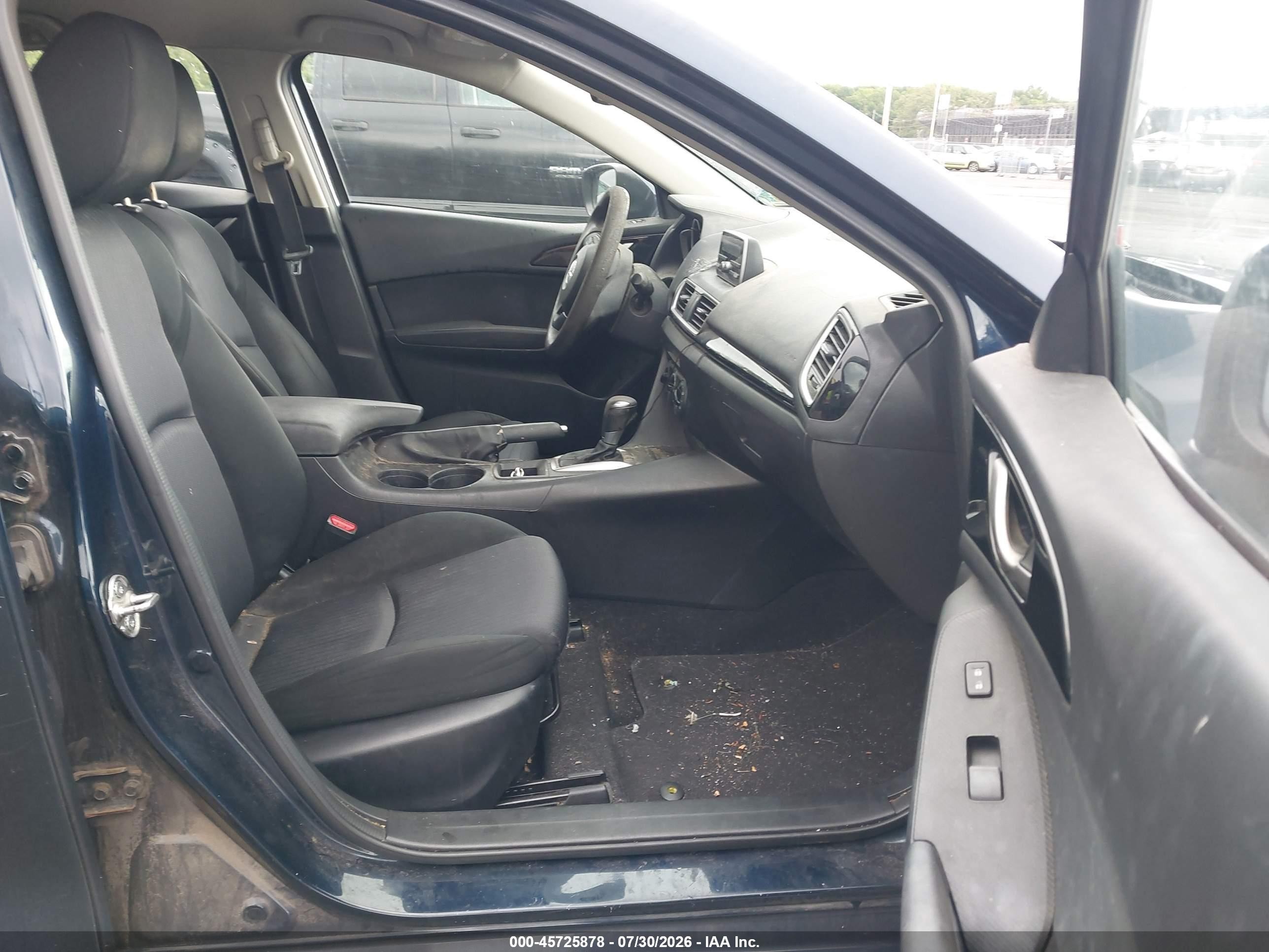 2014 Mazda Mazda3 I Sport Синий vin: JM1BM1K7XE1124114