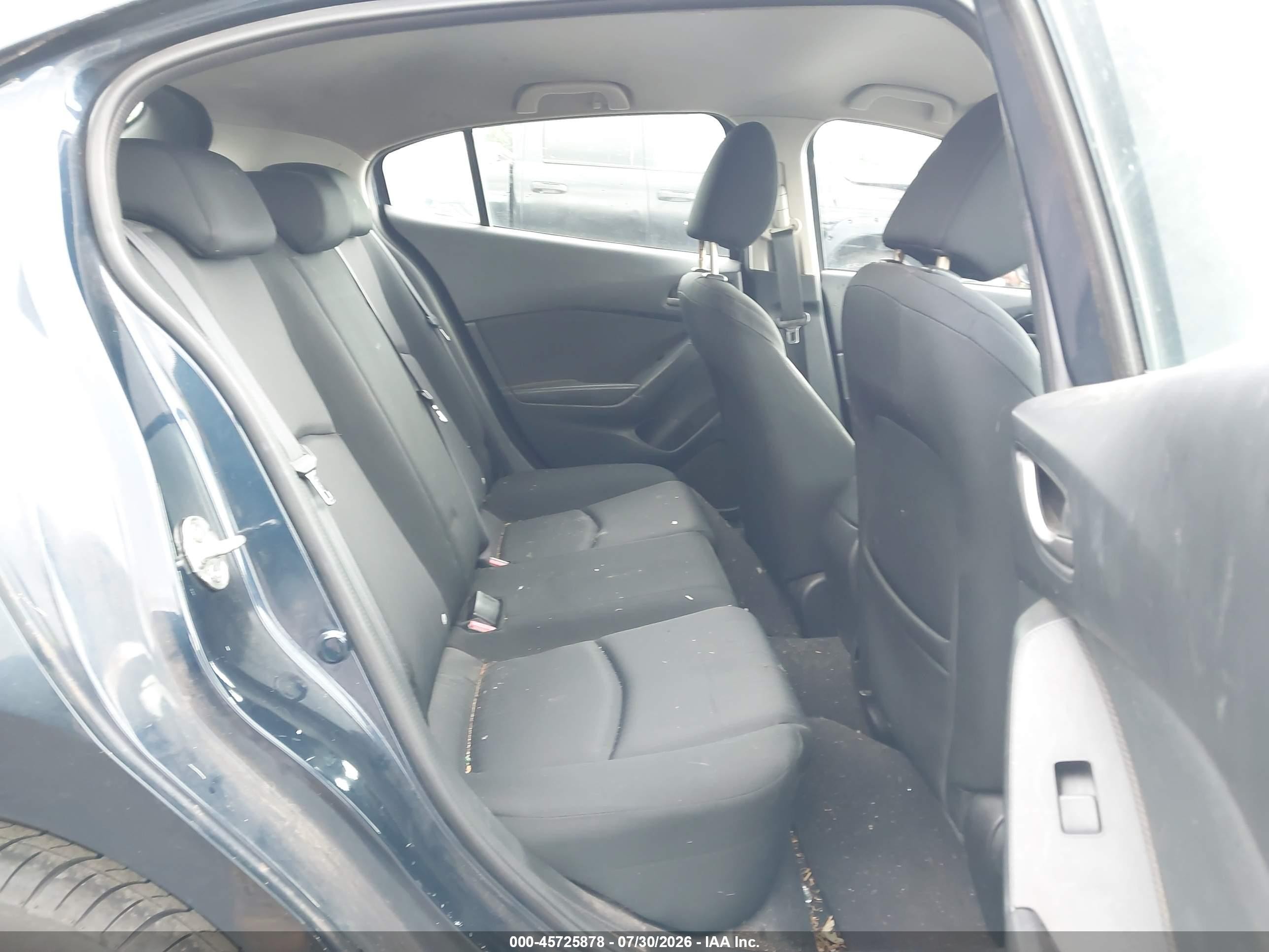 2014 Mazda Mazda3 I Sport Синий vin: JM1BM1K7XE1124114
