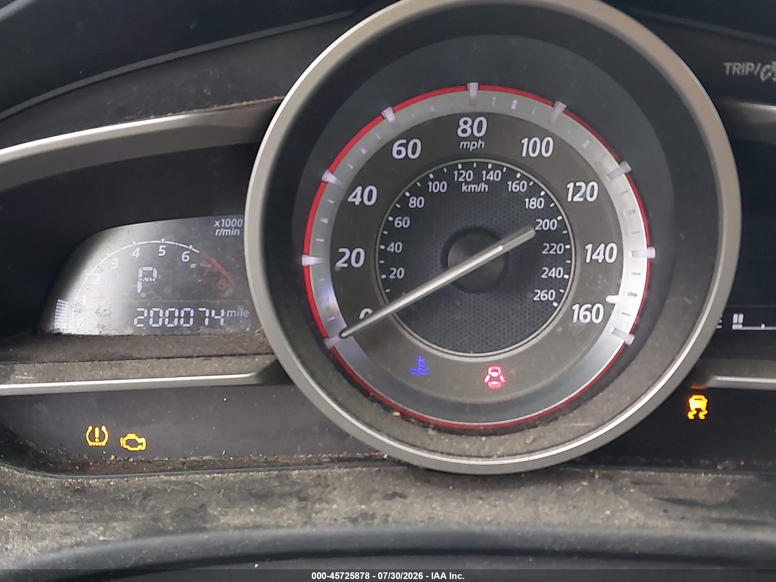 2014 Mazda Mazda3 I Sport Синий vin: JM1BM1K7XE1124114