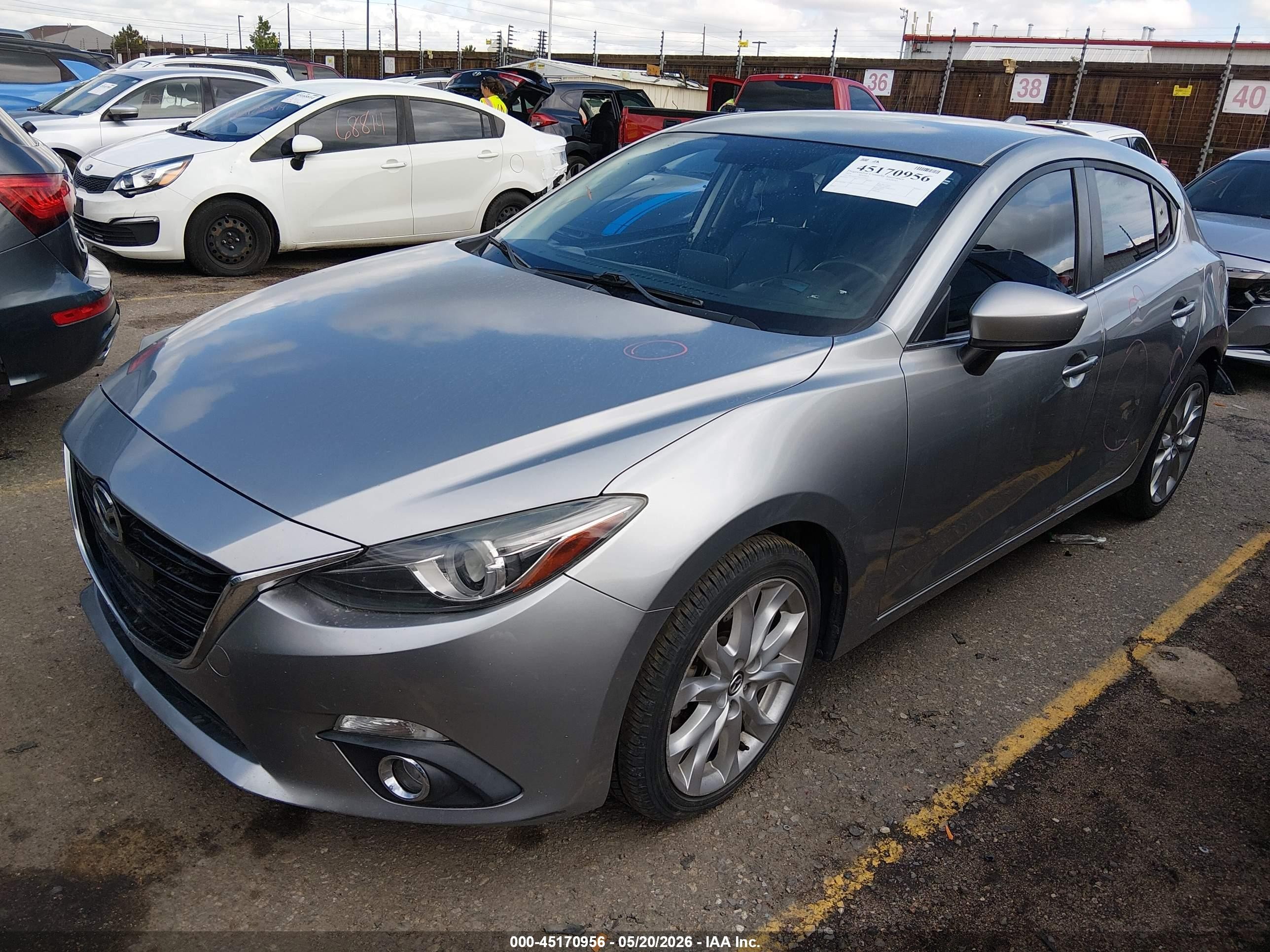 2014 Mazda Mazda3 S Touring Серый vin: JM1BM1L31E1203425