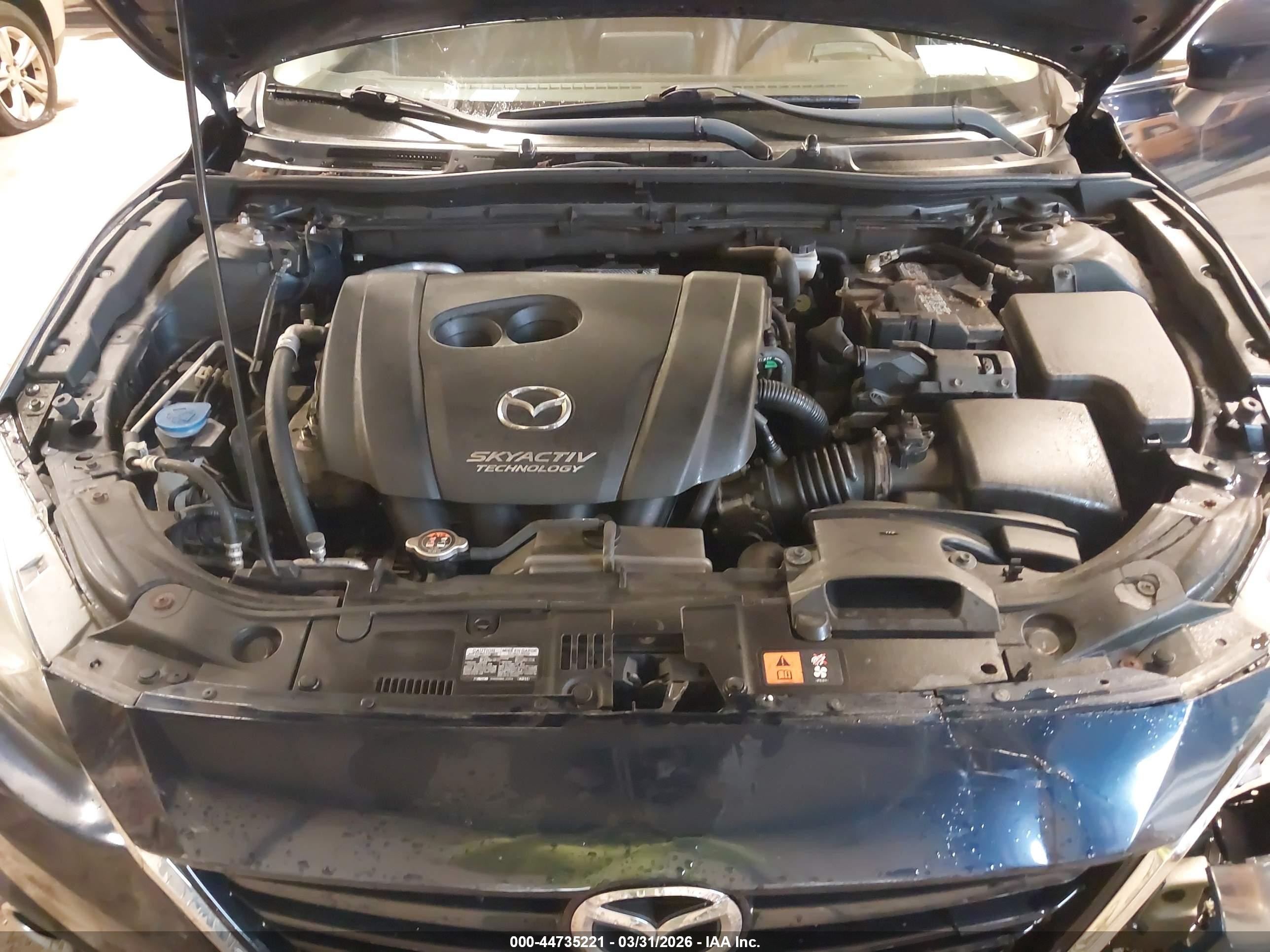 2015 Mazda Mazda3 S Touring Blue vin: JM1BM1L32F1237455