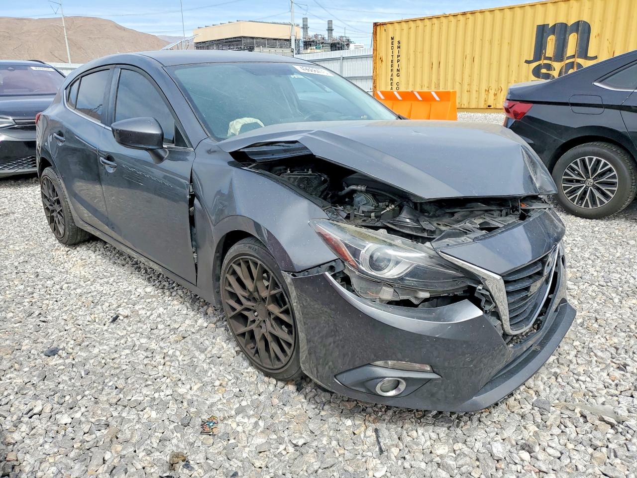 2014 Mazda 3 Touring Серый vin: JM1BM1L33E1127609