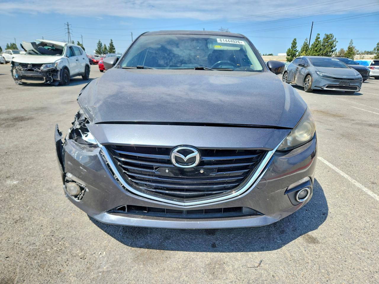 2015 Mazda 3 Touring Gray vin: JM1BM1L33F1223368