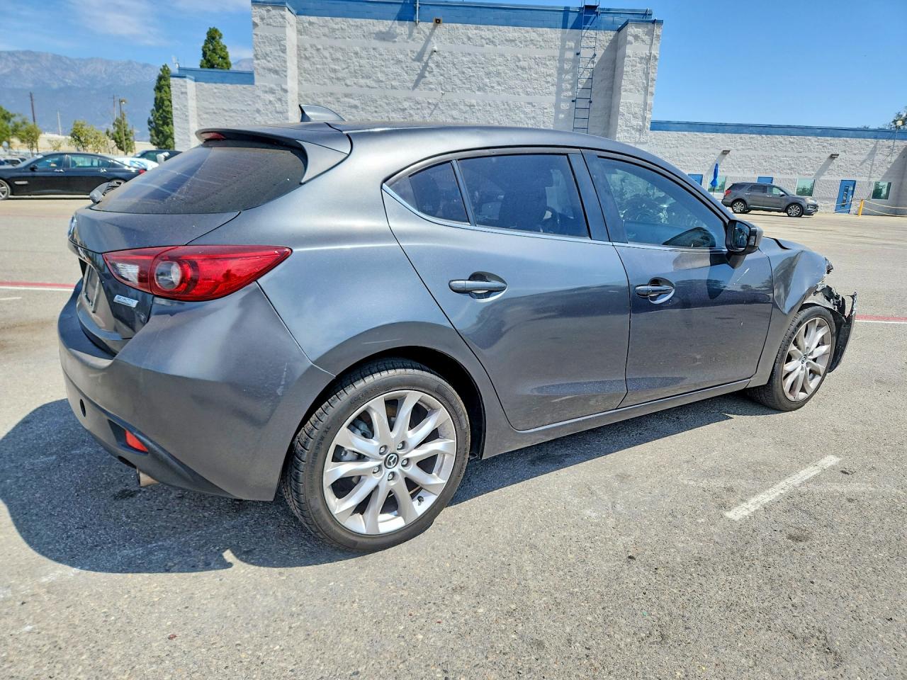 2015 Mazda 3 Touring Gray vin: JM1BM1L33F1223368