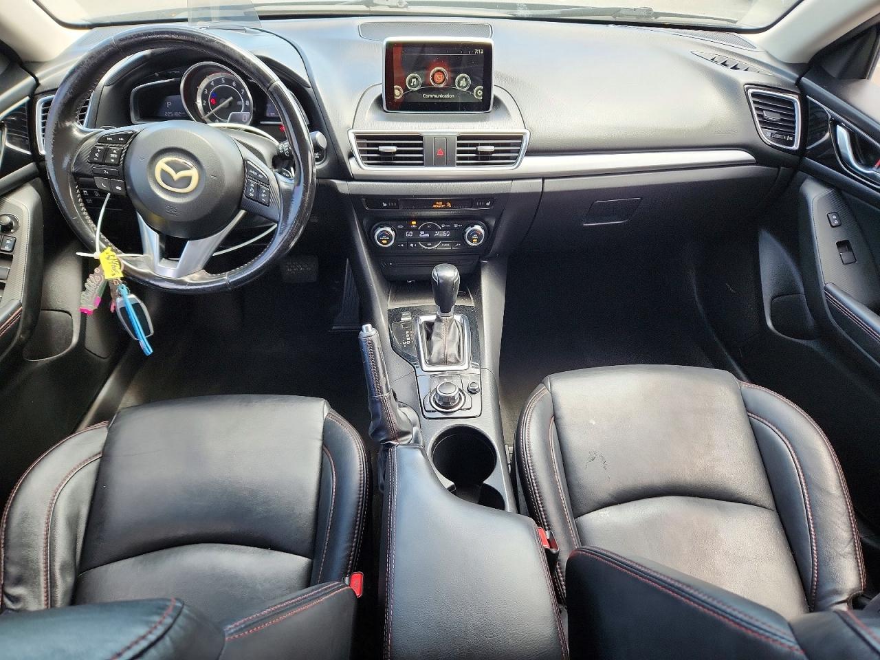 2015 Mazda 3 Touring Gray vin: JM1BM1L33F1223368