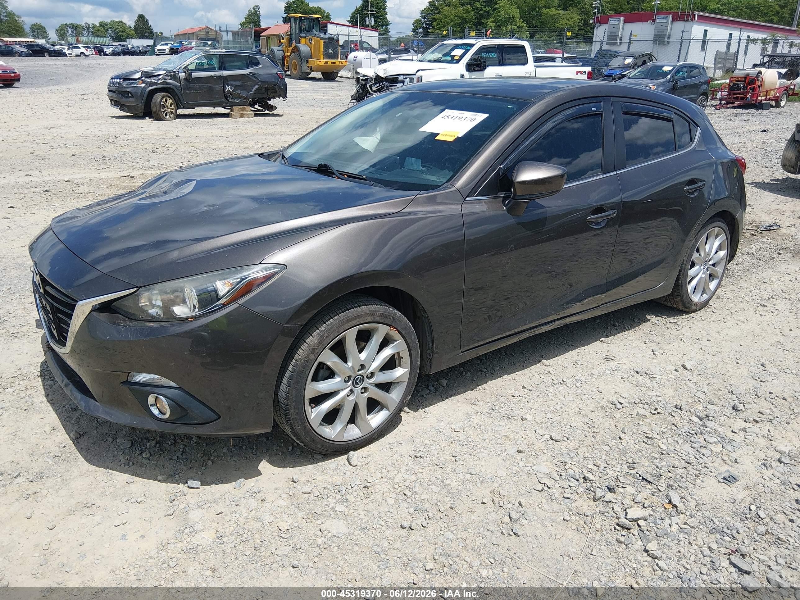 2015 Mazda Mazda3 S Touring Black vin: JM1BM1L36F1274413