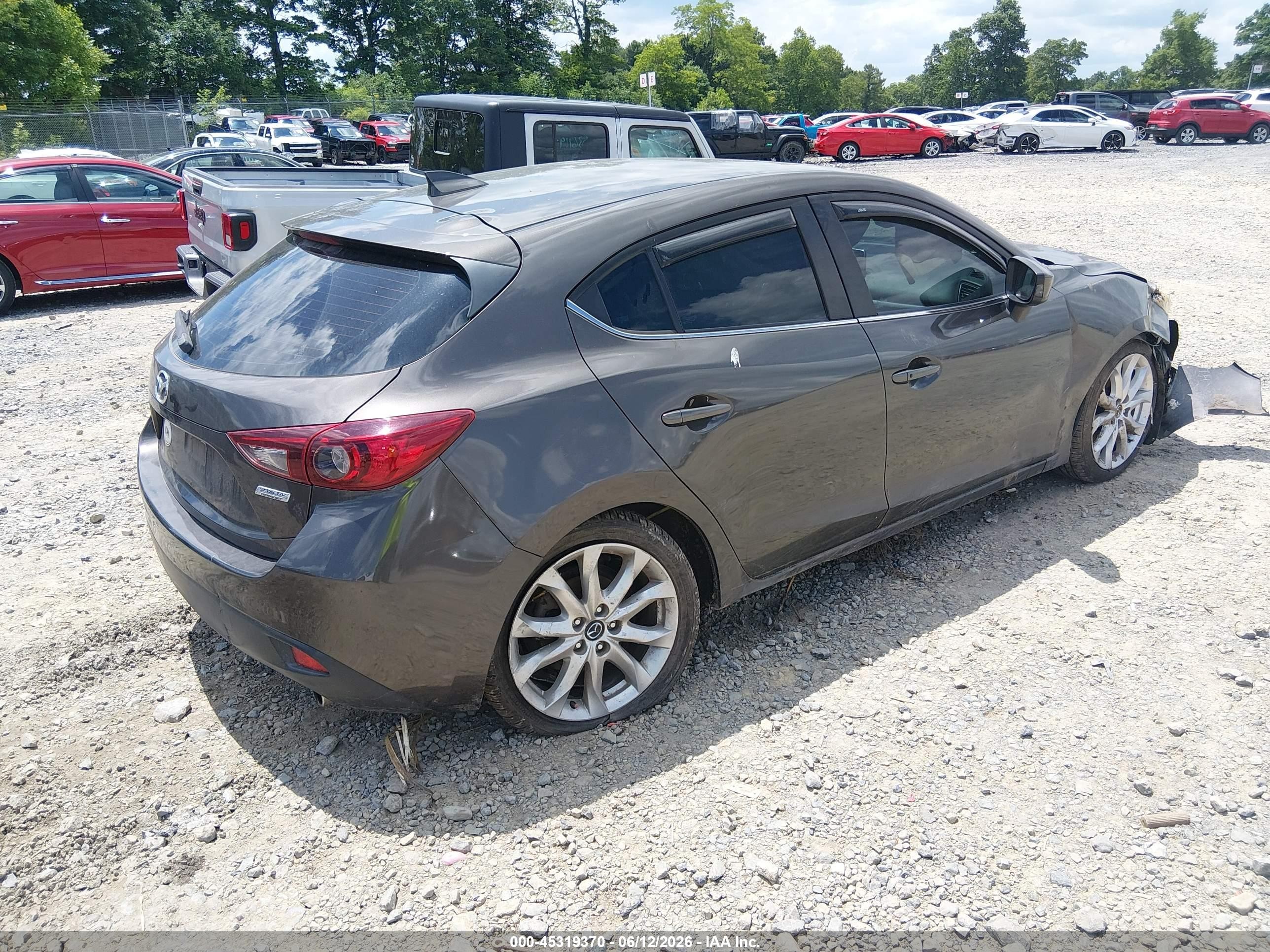 2015 Mazda Mazda3 S Touring Black vin: JM1BM1L36F1274413