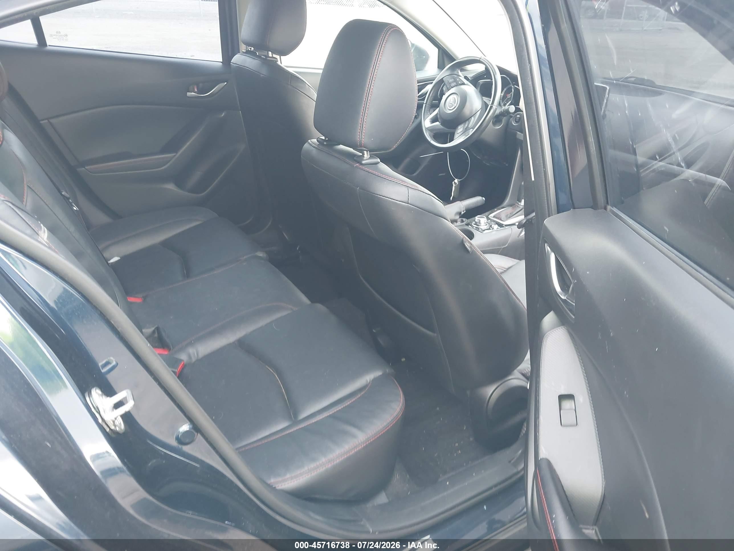 2015 Mazda Mazda3 S Touring Dark Blue vin: JM1BM1L37F1236494