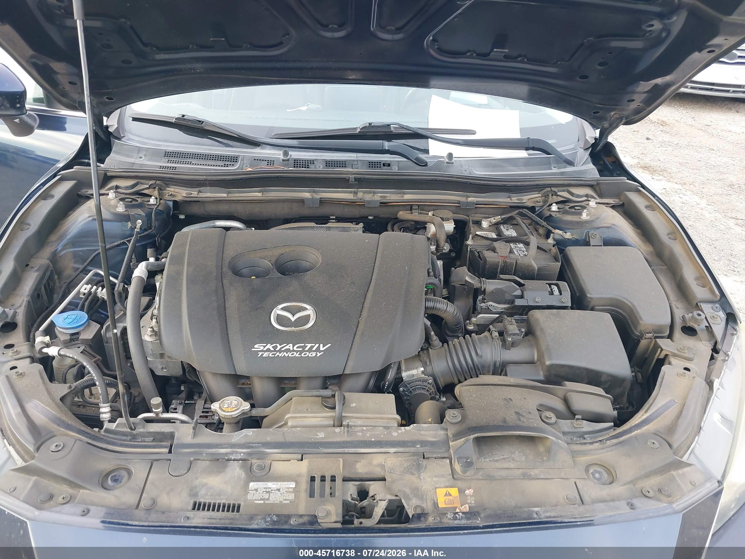 2015 Mazda Mazda3 S Touring Dark Blue vin: JM1BM1L37F1236494