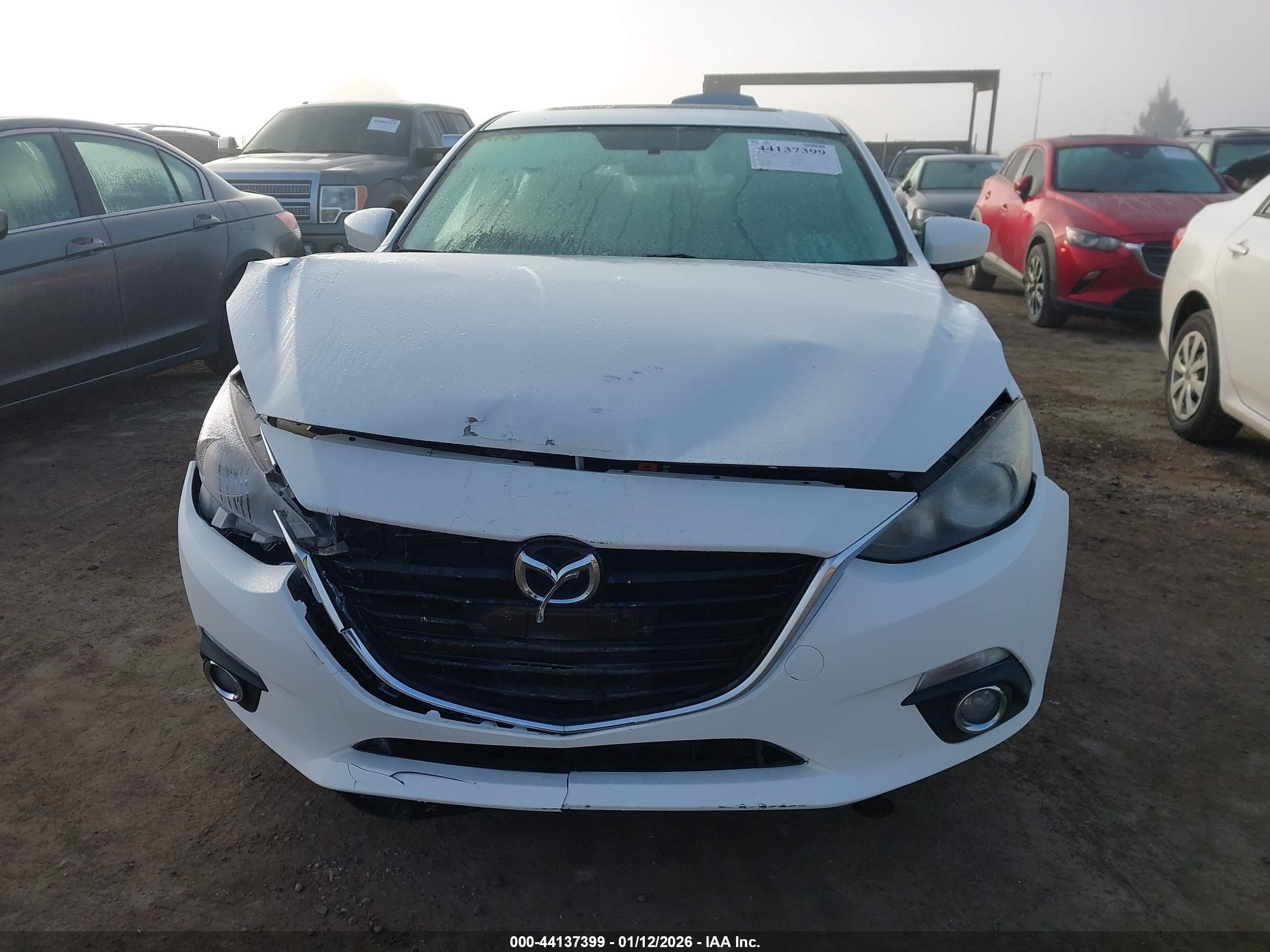 2015 Mazda Mazda3 S Touring White vin: JM1BM1L38F1270718
