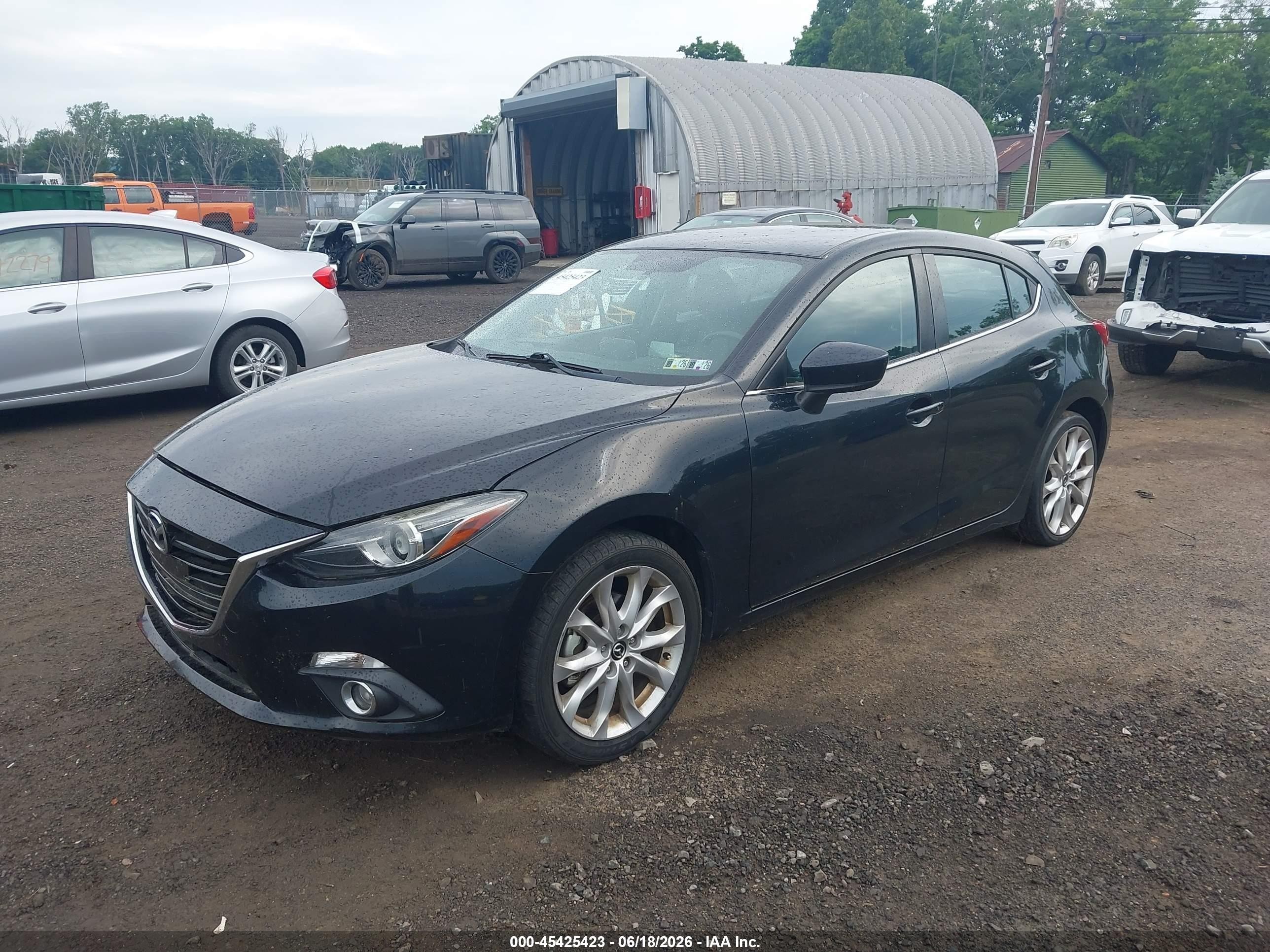 2014 Mazda Mazda3 S Touring Черный vin: JM1BM1L39E1168634