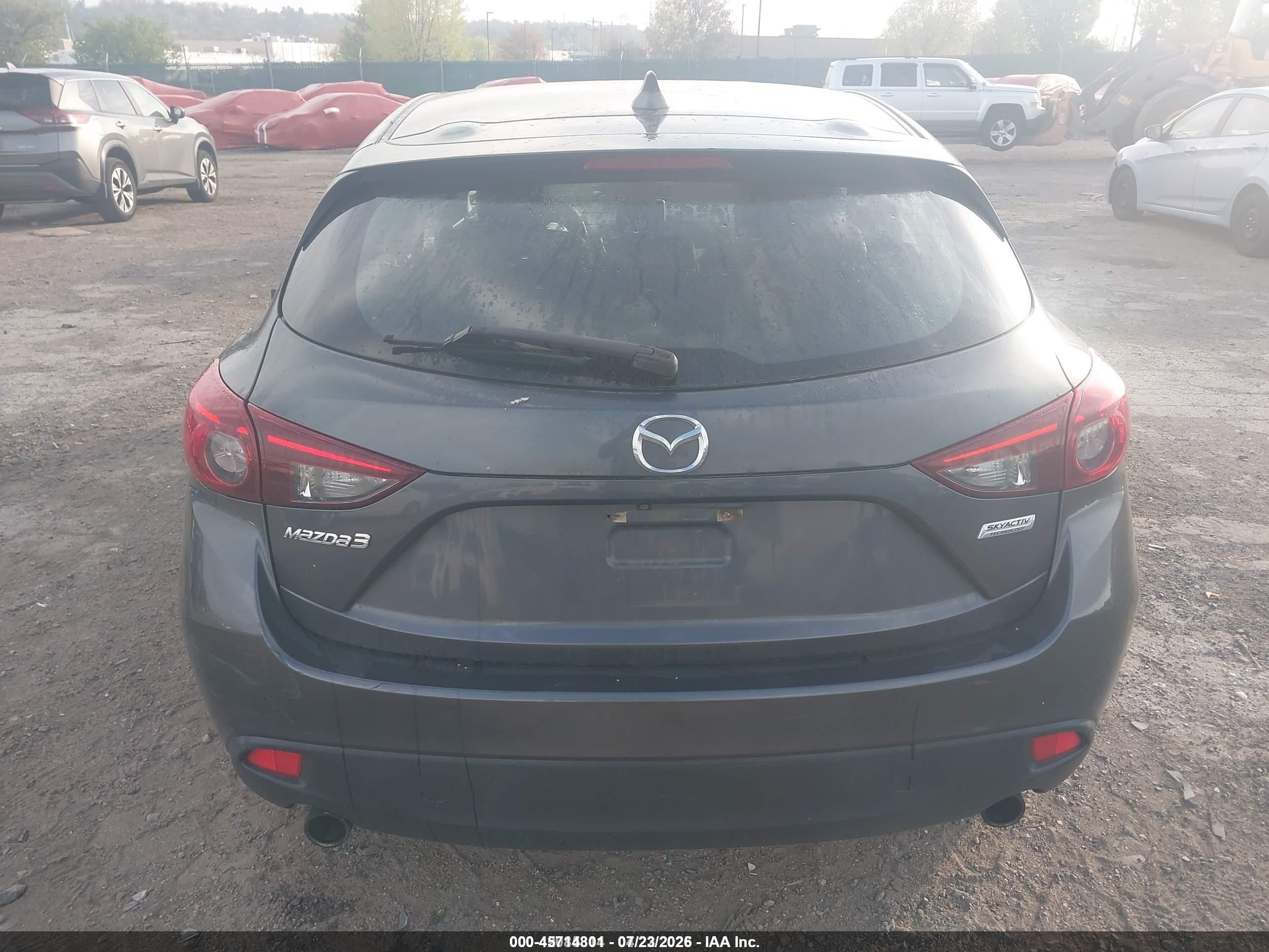 2015 Mazda Mazda3 S Touring Gray vin: JM1BM1L3XF1238482