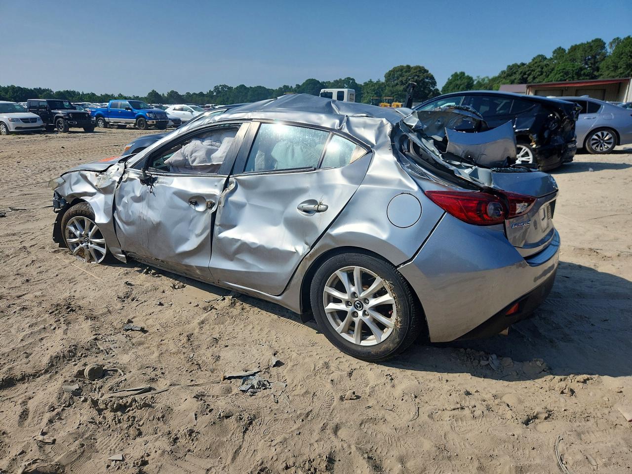 2014 Mazda 3 Touring Серебряный vin: JM1BM1L70E1101794