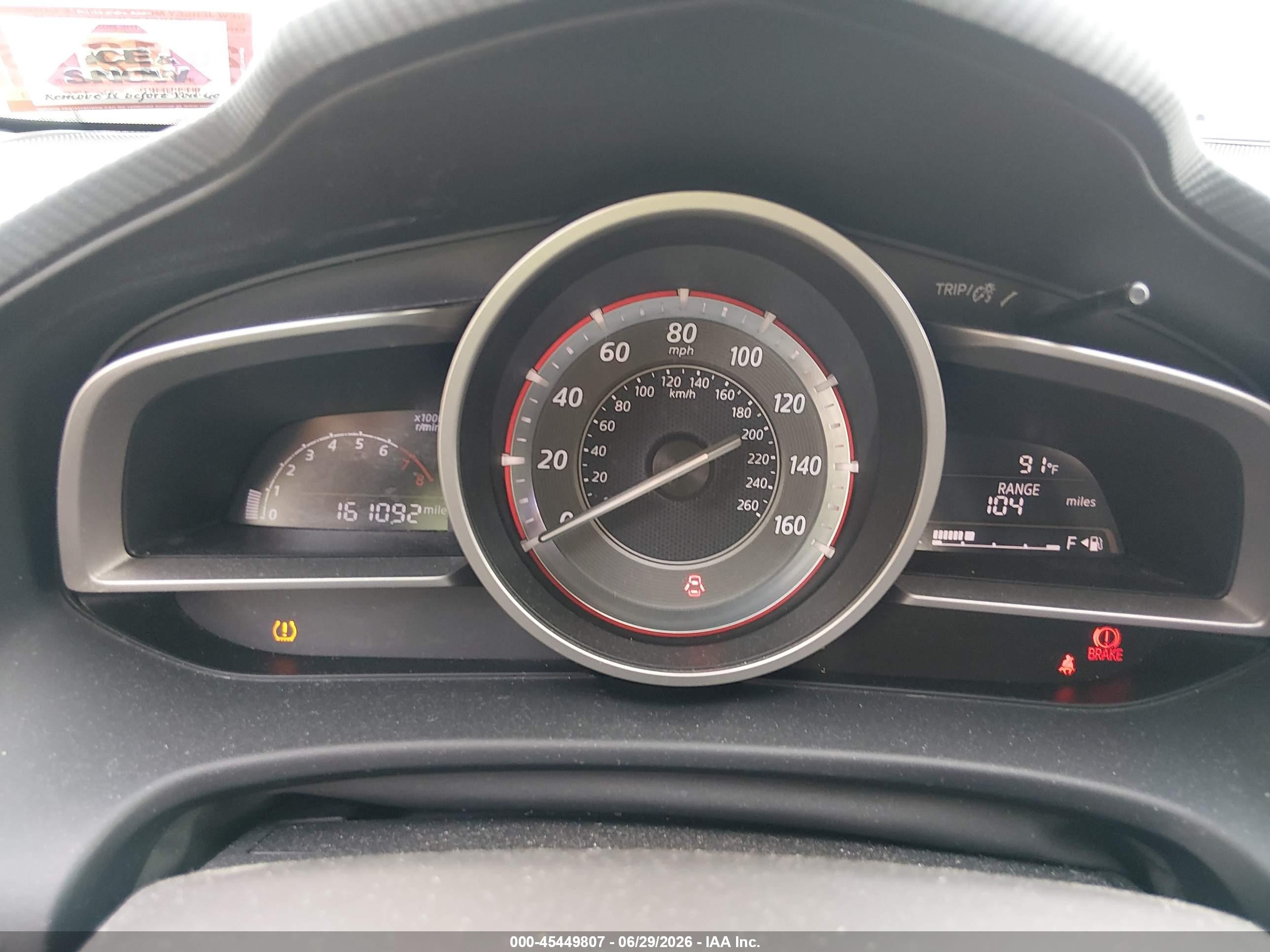 2014 Mazda Mazda3 I Touring Красный vin: JM1BM1L70E1135962
