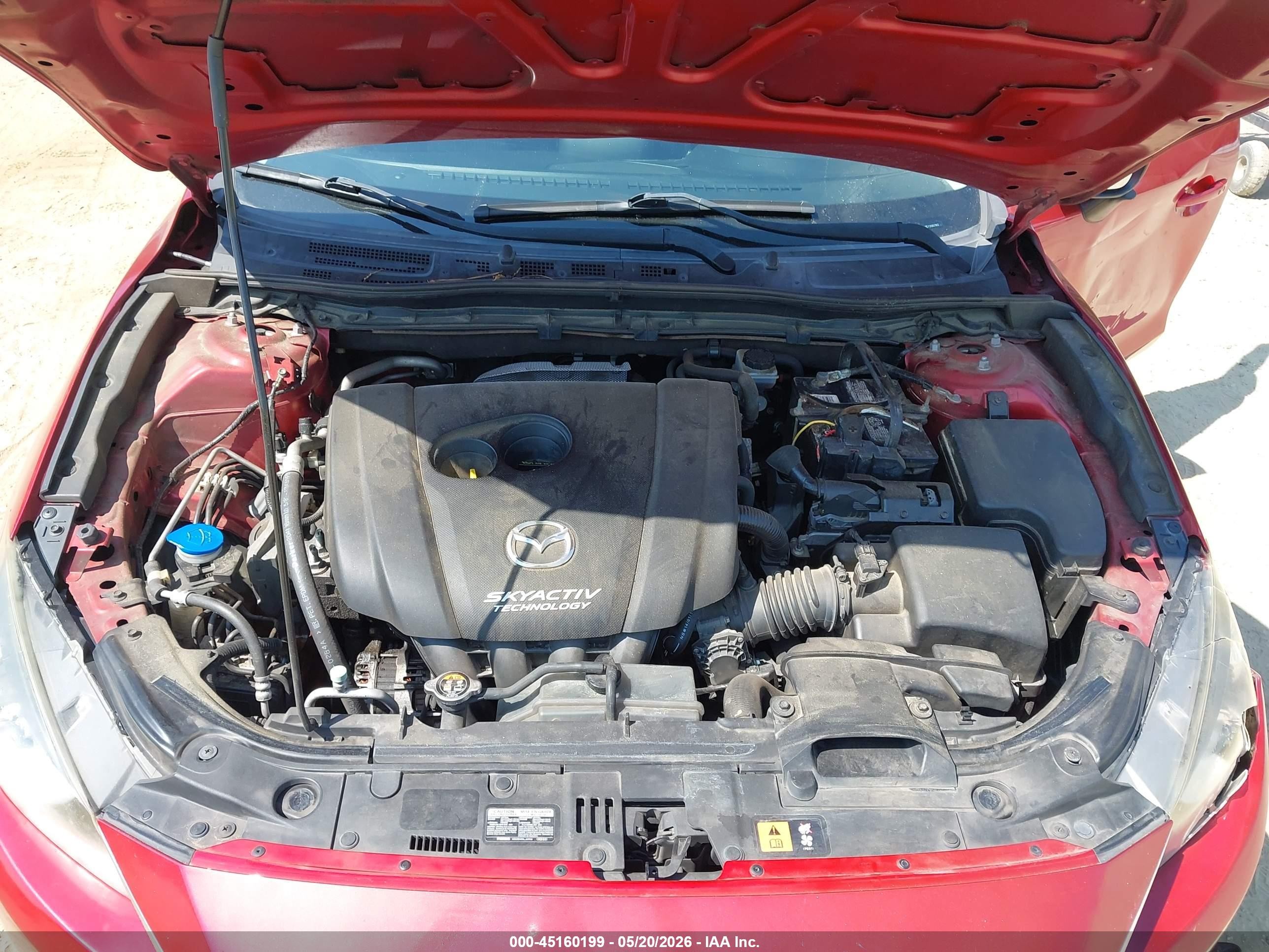 2014 Mazda Mazda3 I Touring Red vin: JM1BM1L70E1205783