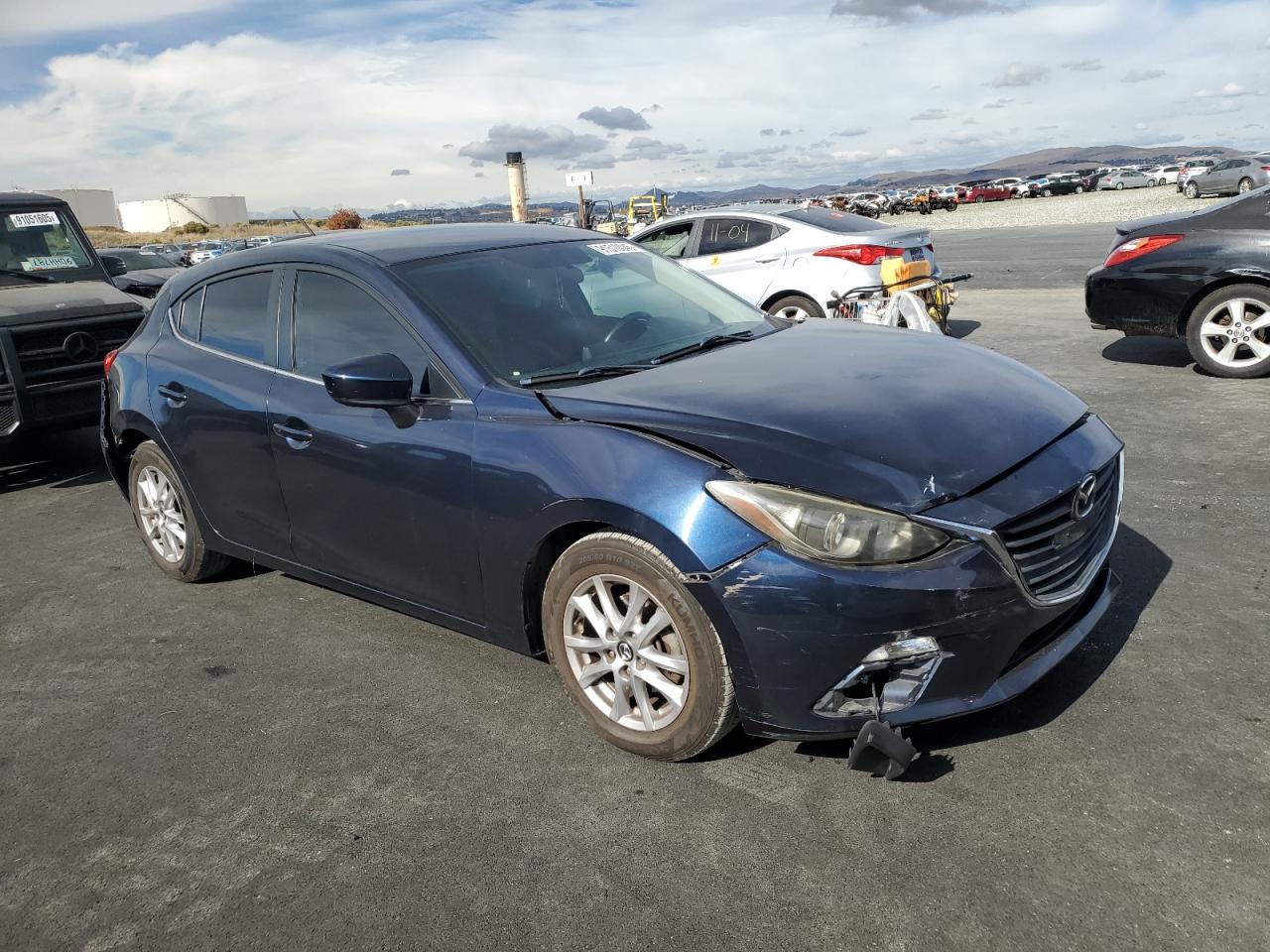 2014 Mazda 3 Touring Синий vin: JM1BM1L70E1214984