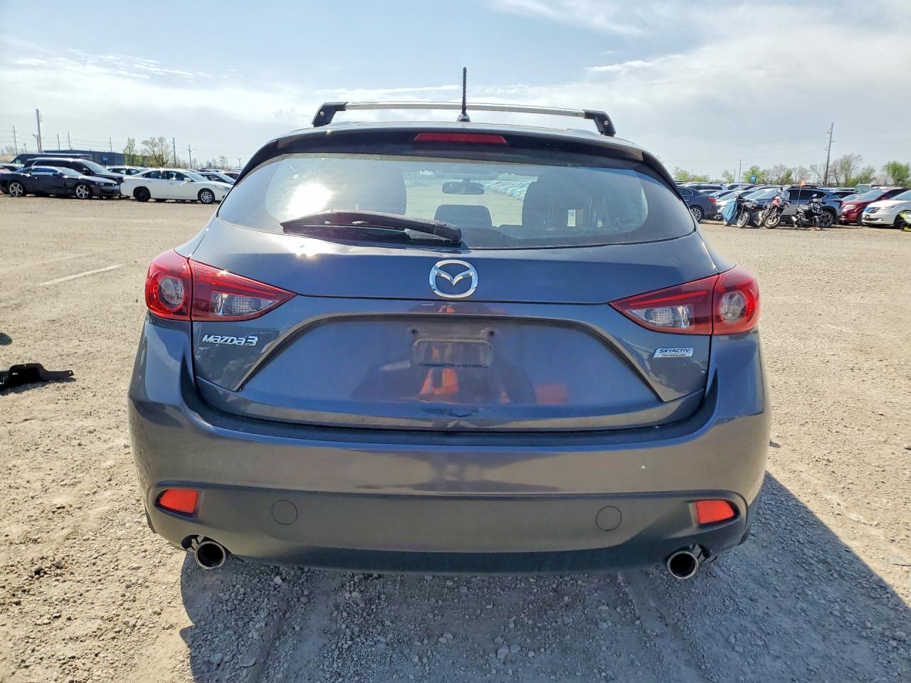 2014 Mazda 3 Touring Gray vin: JM1BM1L71E1109063