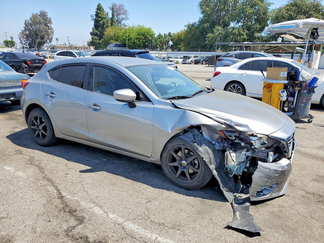2014 Mazda 3 Touring Серебряный vin: JM1BM1L71E1144265