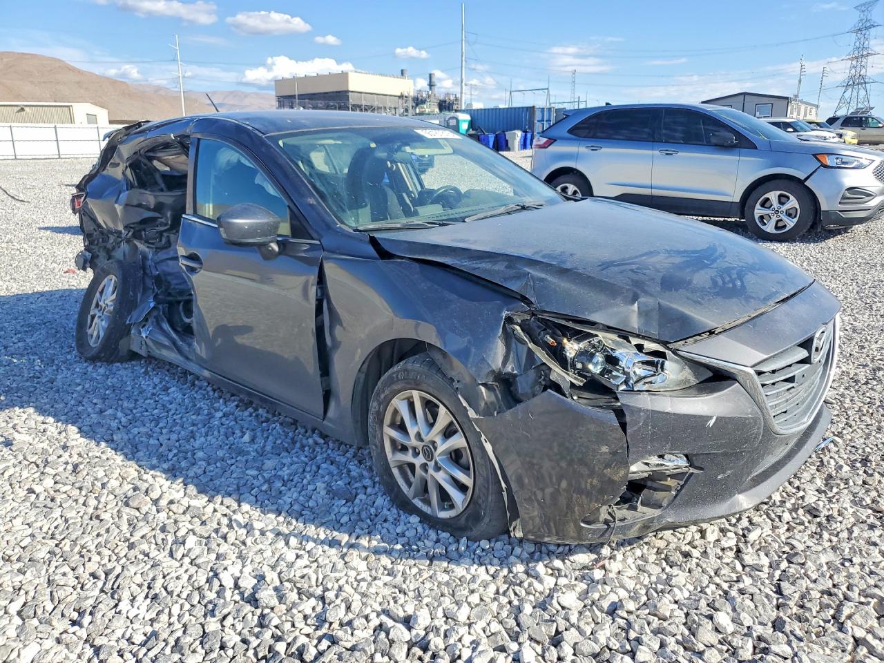 2014 Mazda 3 Touring Gray vin: JM1BM1L71E1207364