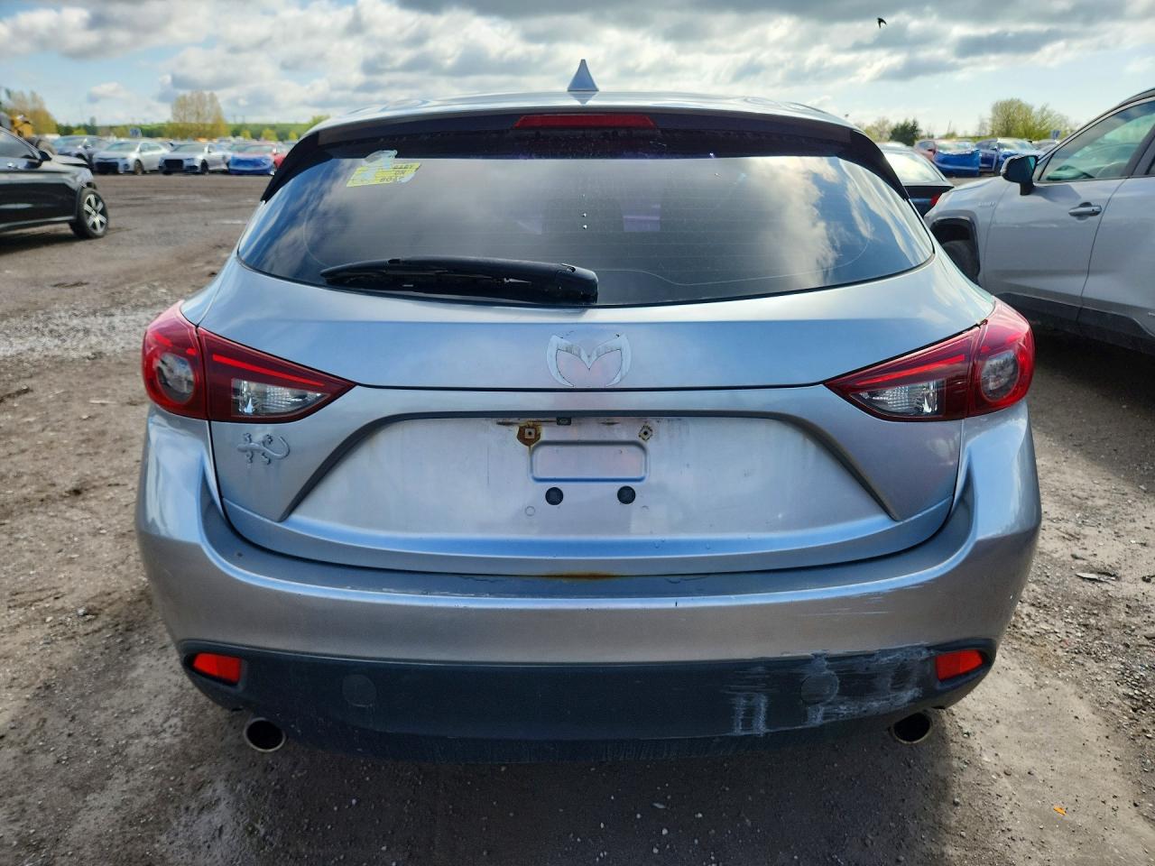 2014 Mazda 3 Touring Gray vin: JM1BM1L72E1105023