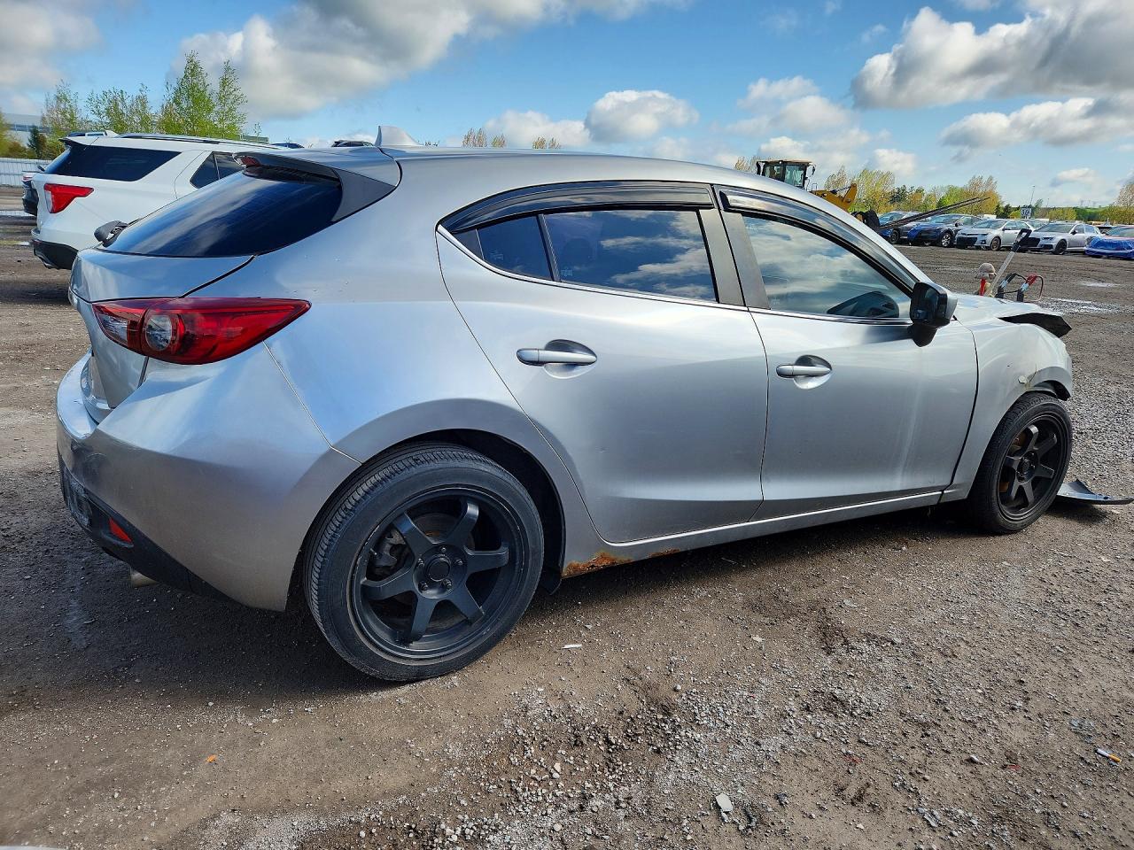2014 Mazda 3 Touring Gray vin: JM1BM1L72E1105023