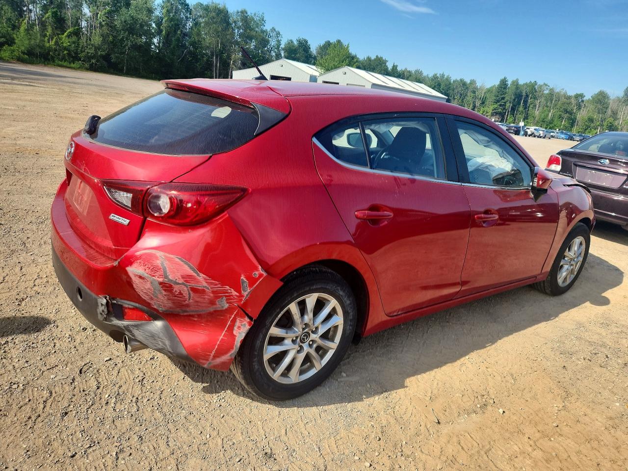 2014 Mazda 3 Touring Red vin: JM1BM1L72E1152522