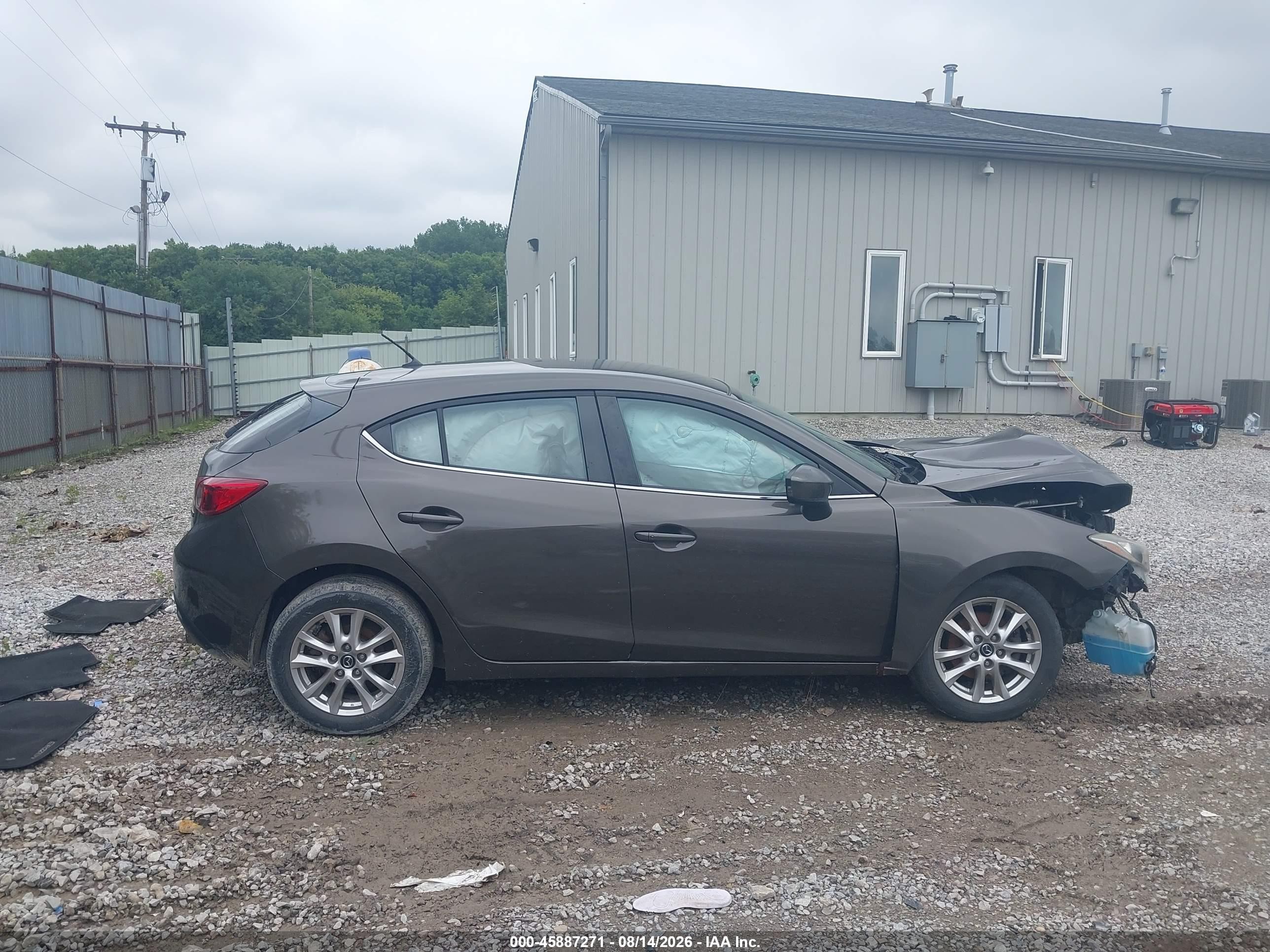 2014 Mazda Mazda3 I Touring Gray vin: JM1BM1L72E1171698