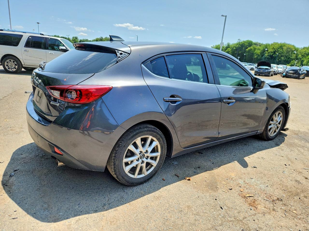 2014 Mazda 3 Touring Gray vin: JM1BM1L72E1206322