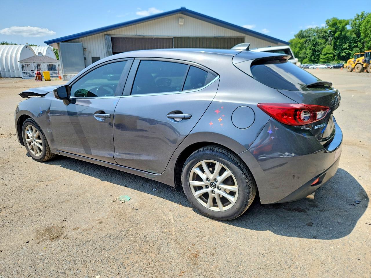 2014 Mazda 3 Touring Gray vin: JM1BM1L72E1206322