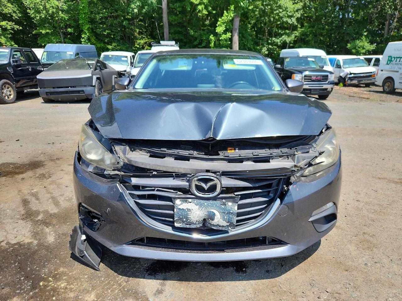 2014 Mazda 3 Touring Gray vin: JM1BM1L72E1206322