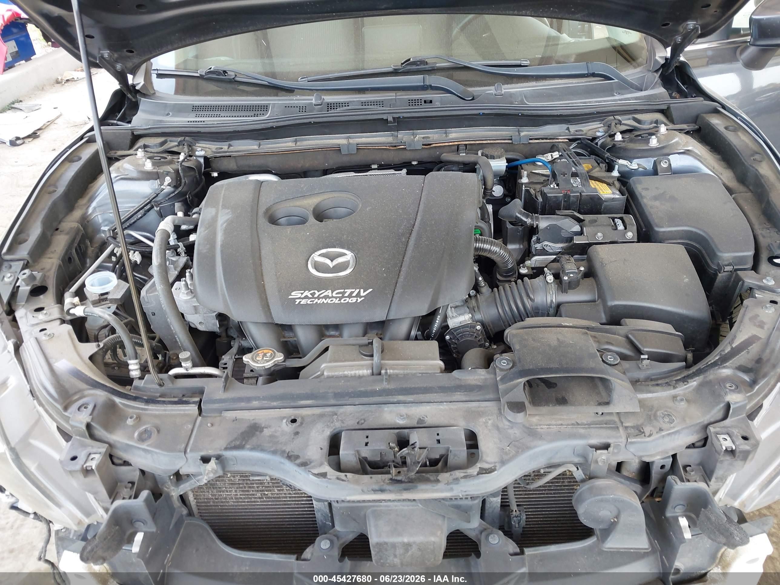 2015 Mazda Mazda3 I Touring Gray vin: JM1BM1L72F1223994