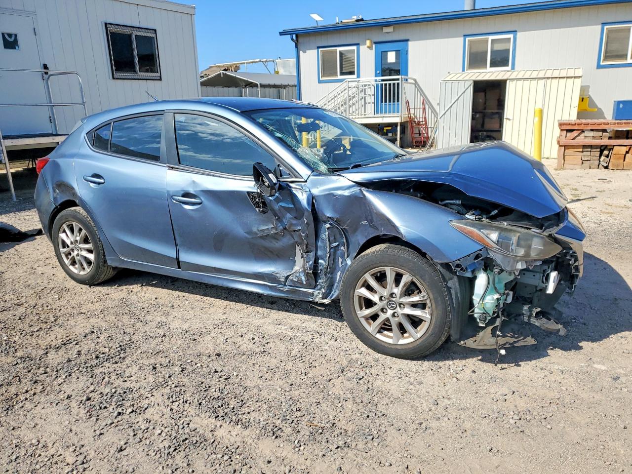 2015 Mazda 3 Touring Blue vin: JM1BM1L72F1266361