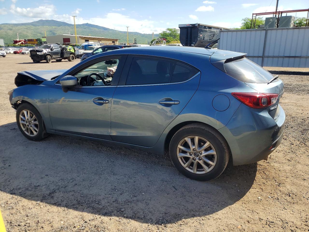 2015 Mazda 3 Touring Blue vin: JM1BM1L72F1266361