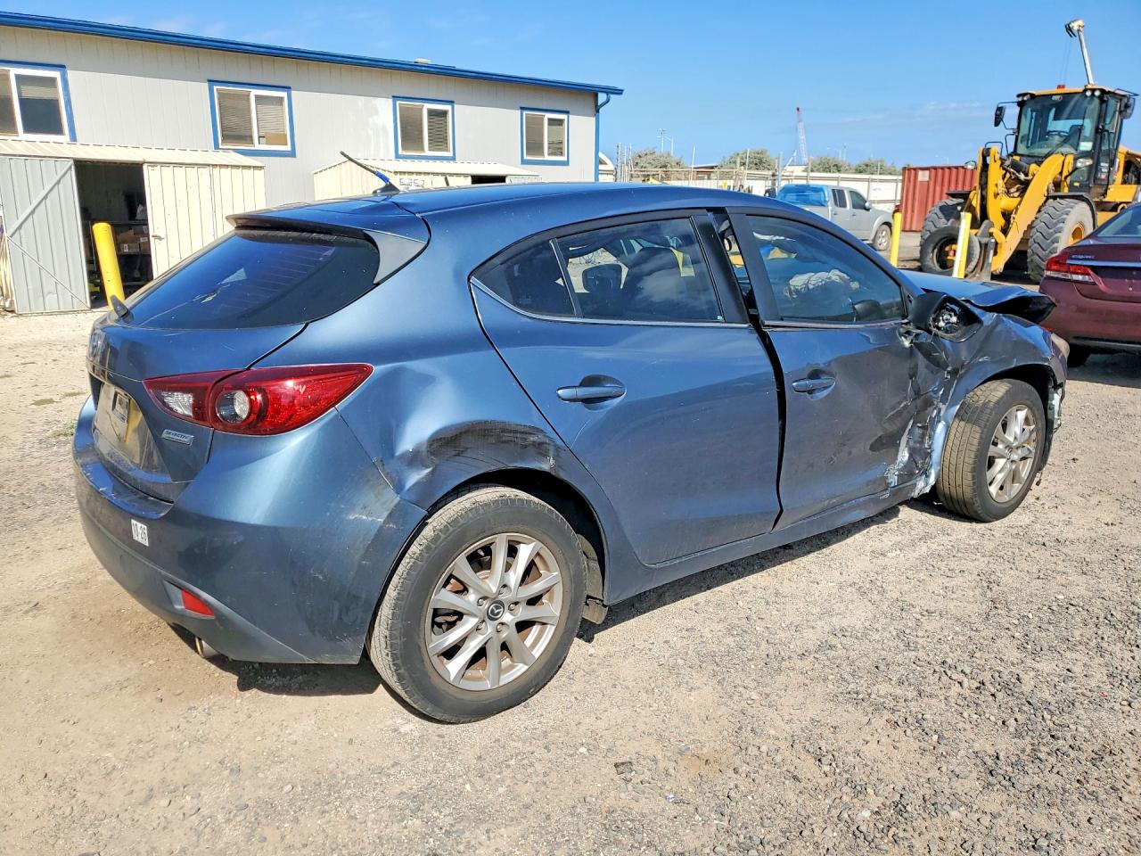 2015 Mazda 3 Touring Blue vin: JM1BM1L72F1266361