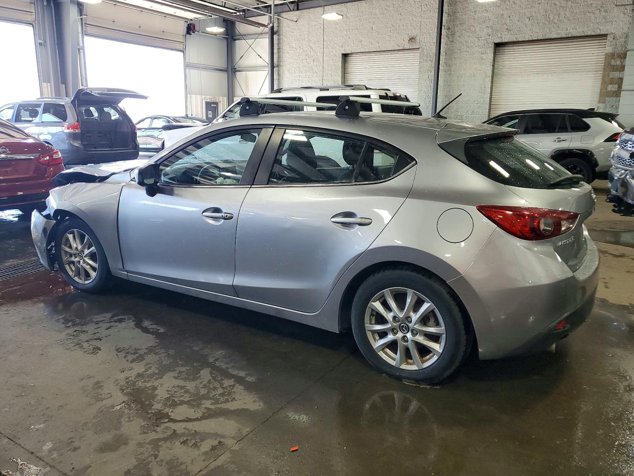 2014 Mazda 3 Touring Silver vin: JM1BM1L73E1101420