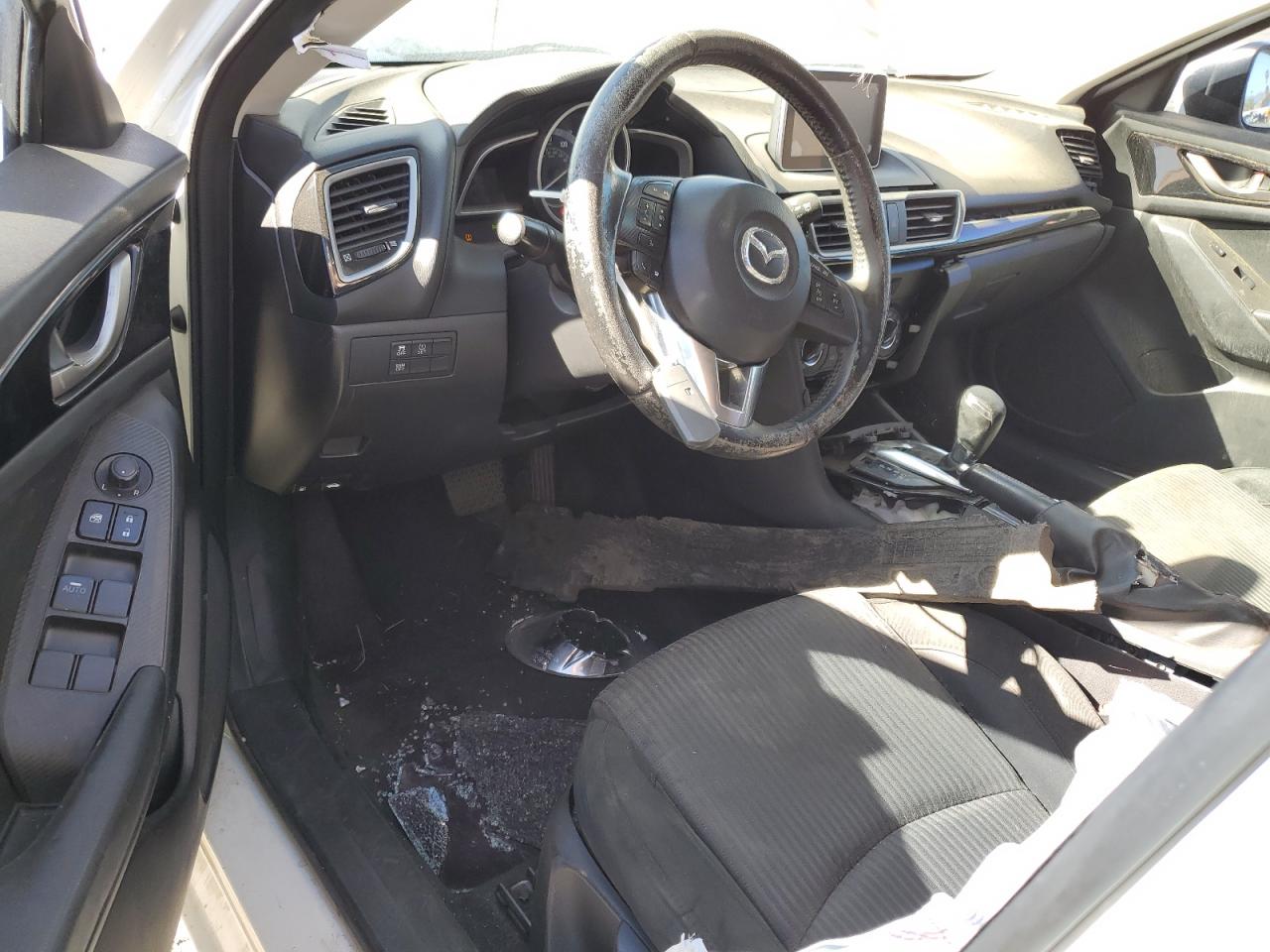 2015 Mazda 3 Touring White vin: JM1BM1L73F1254381