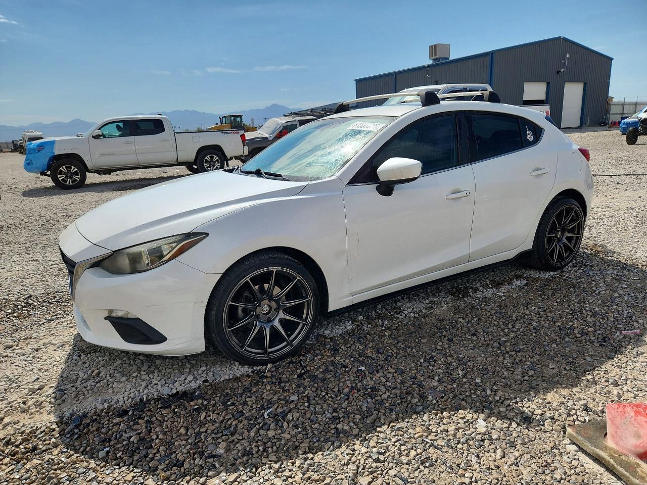 2014 Mazda 3 Touring White vin: JM1BM1L74E1150061