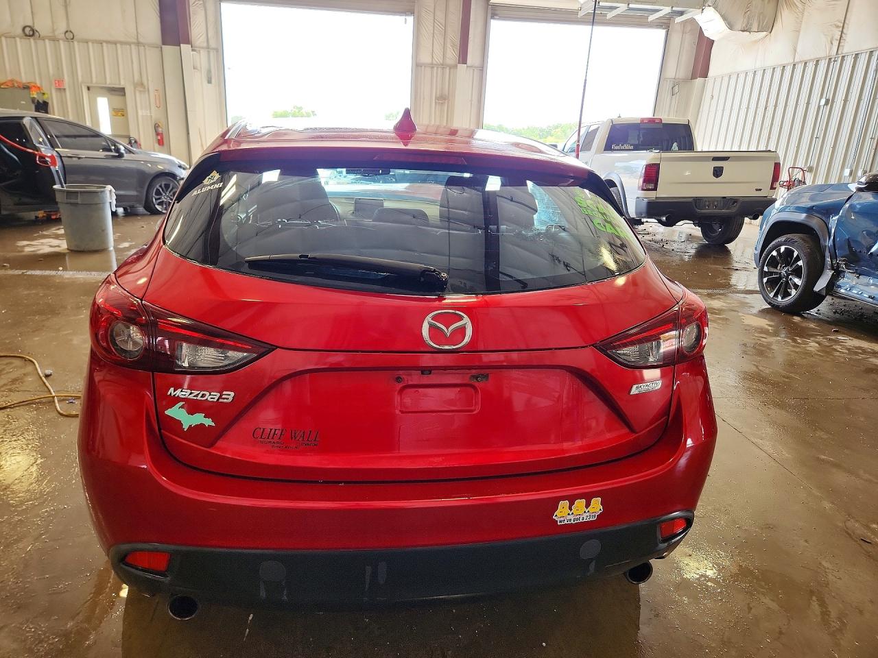2014 Mazda 3 Touring Темно-бордовый vin: JM1BM1L74E1170066