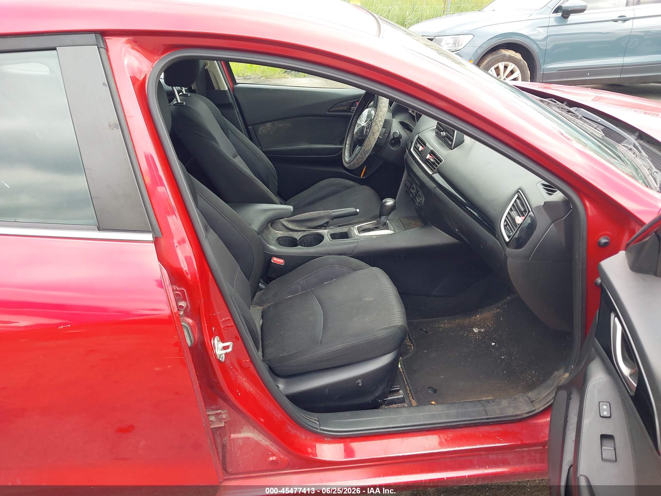 2014 Mazda Mazda3 I Touring Red vin: JM1BM1L74E1213045