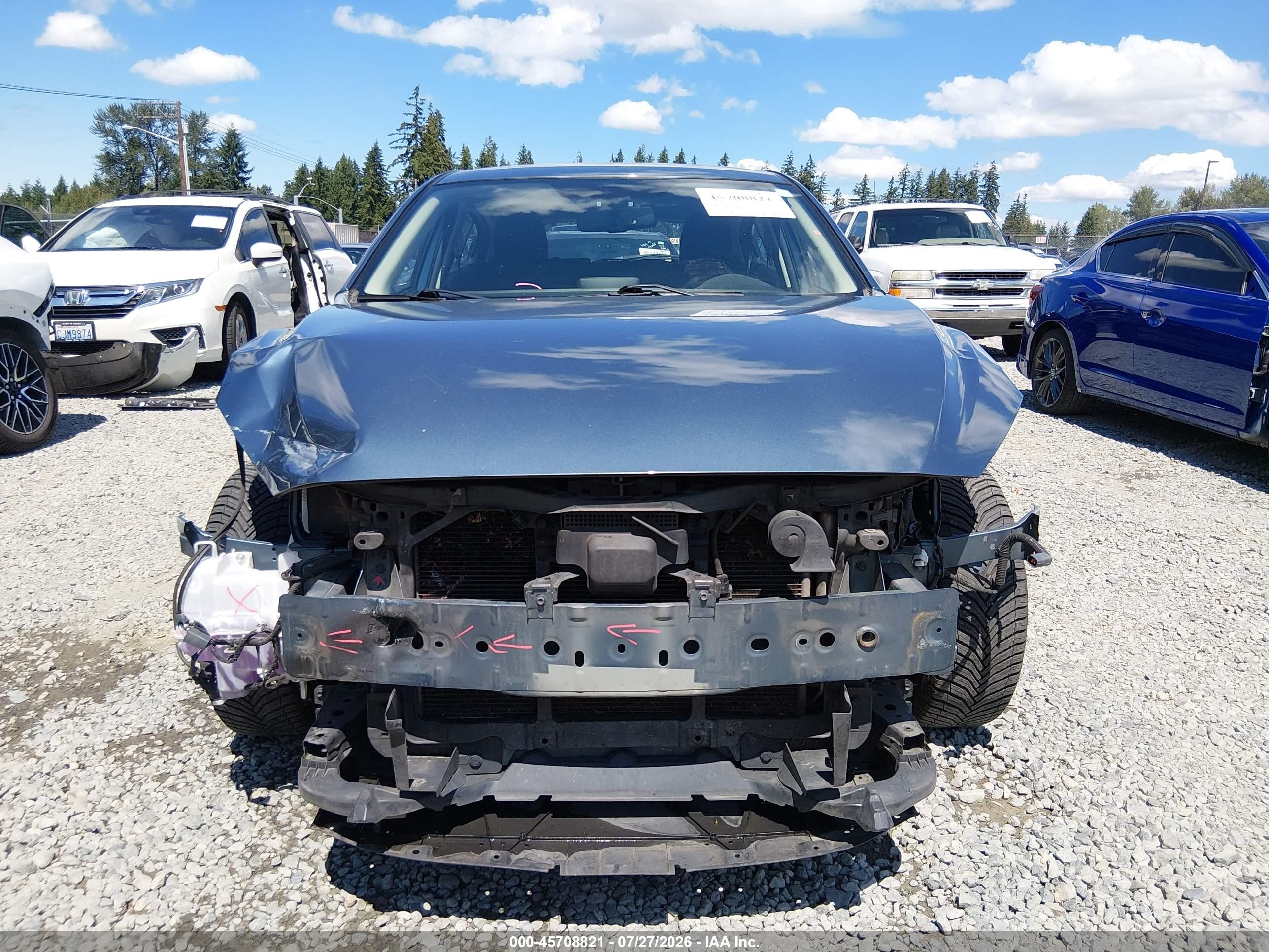2015 Mazda Mazda3 I Touring Blue vin: JM1BM1L74F1228971
