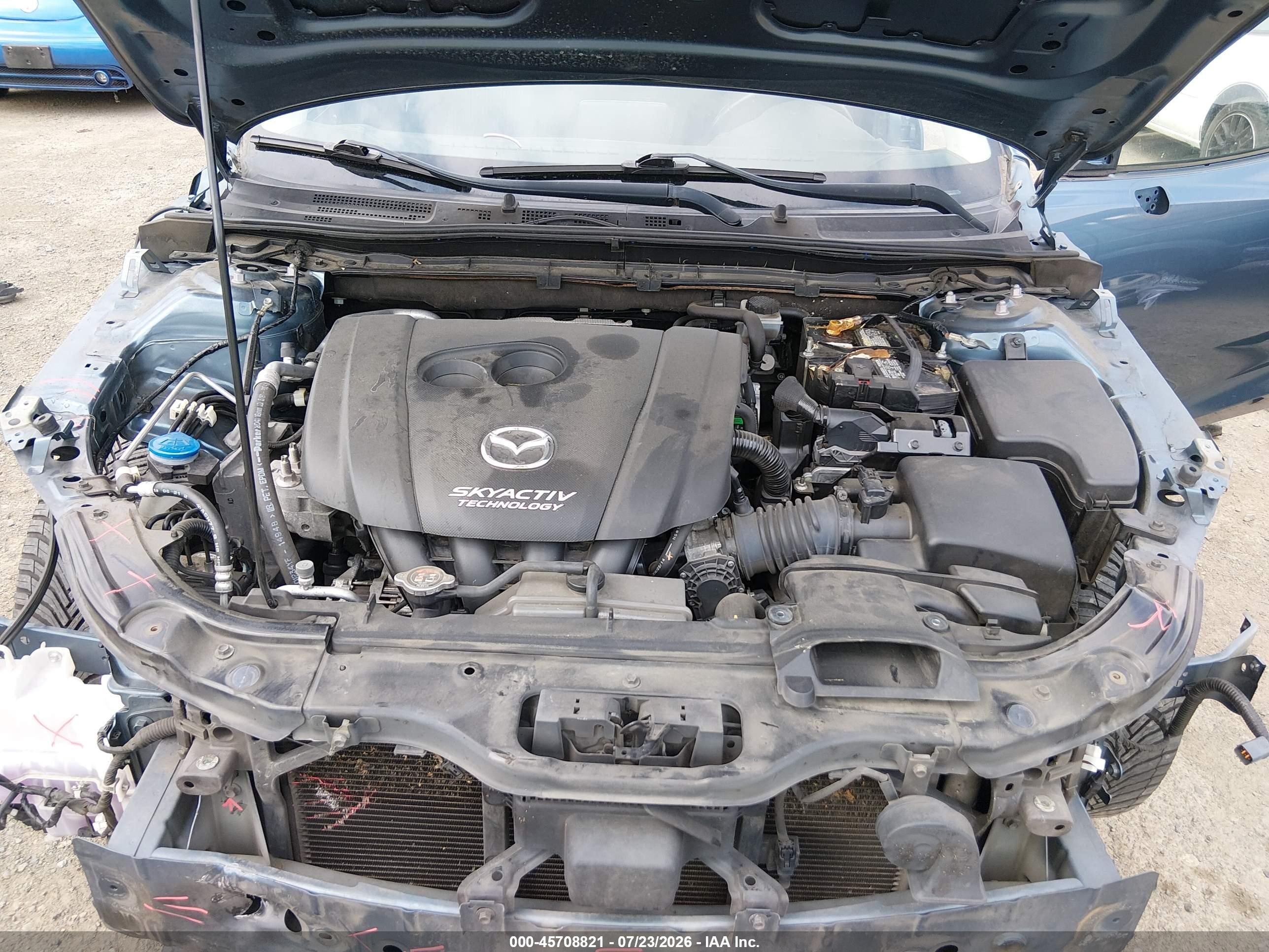 2015 Mazda Mazda3 I Touring Blue vin: JM1BM1L74F1228971